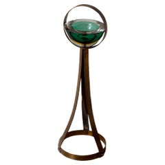 Murano glass ashtray with pedestal