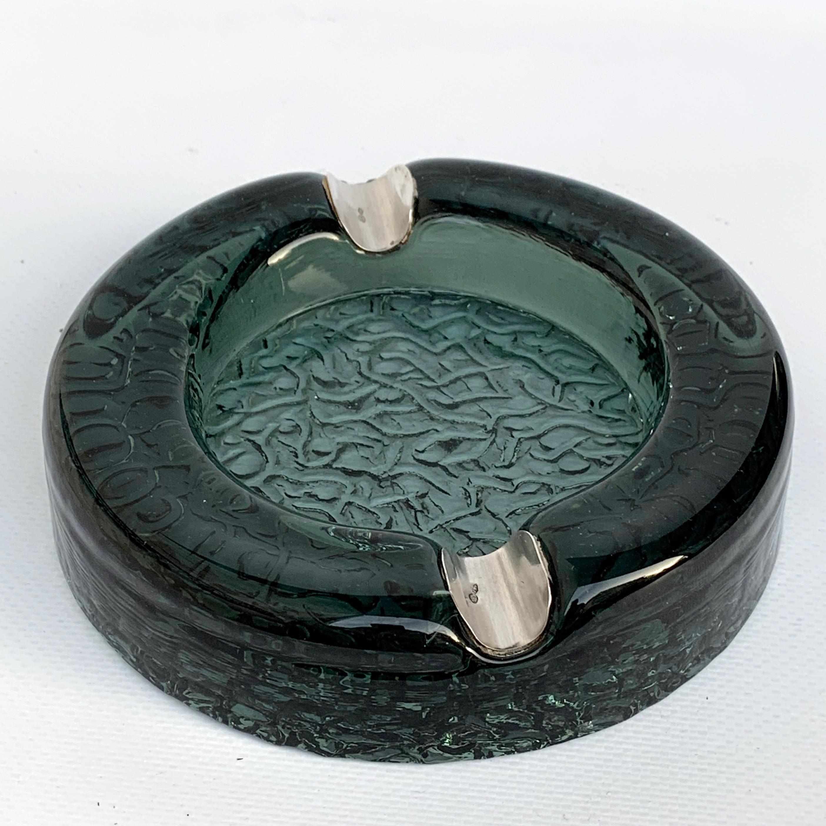murano glass ashtrays