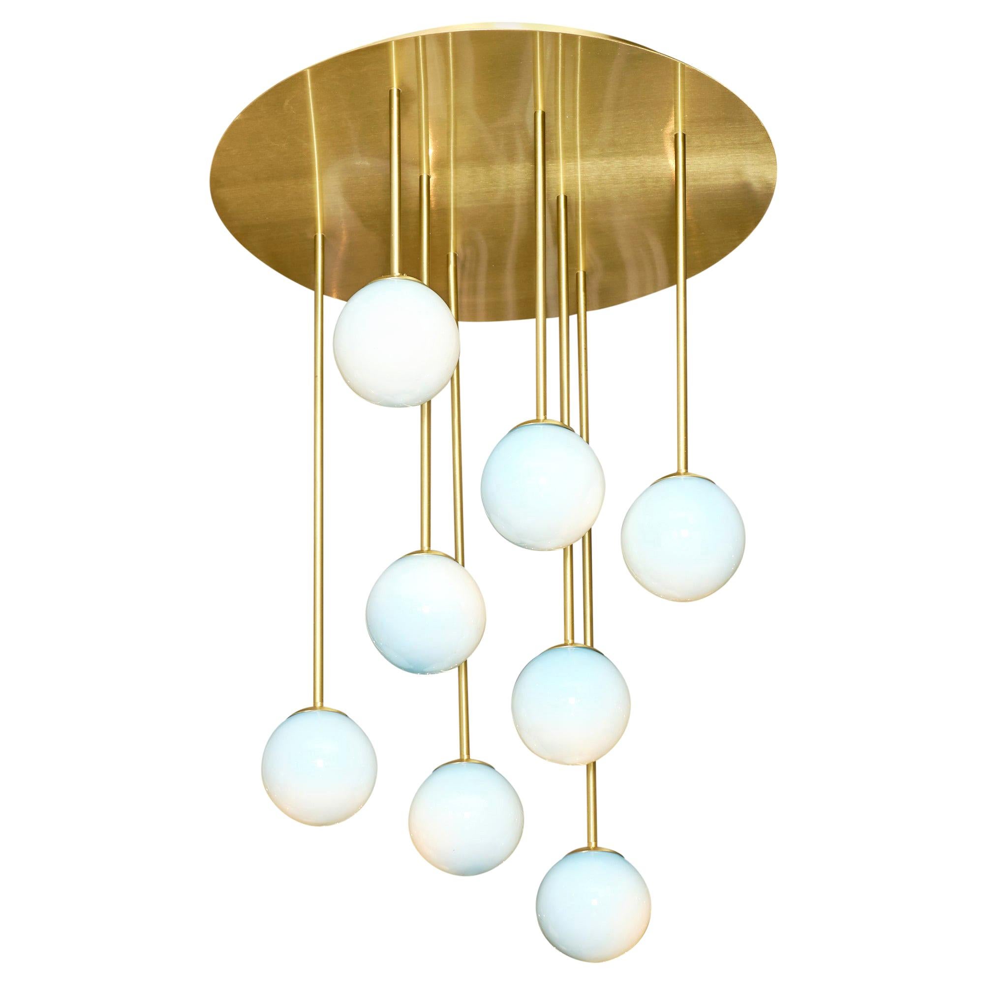 Murano Glass “Atoms” Chandelier For Sale