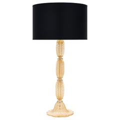 Murano Glass Avventurina Gold “Doge” Lamps