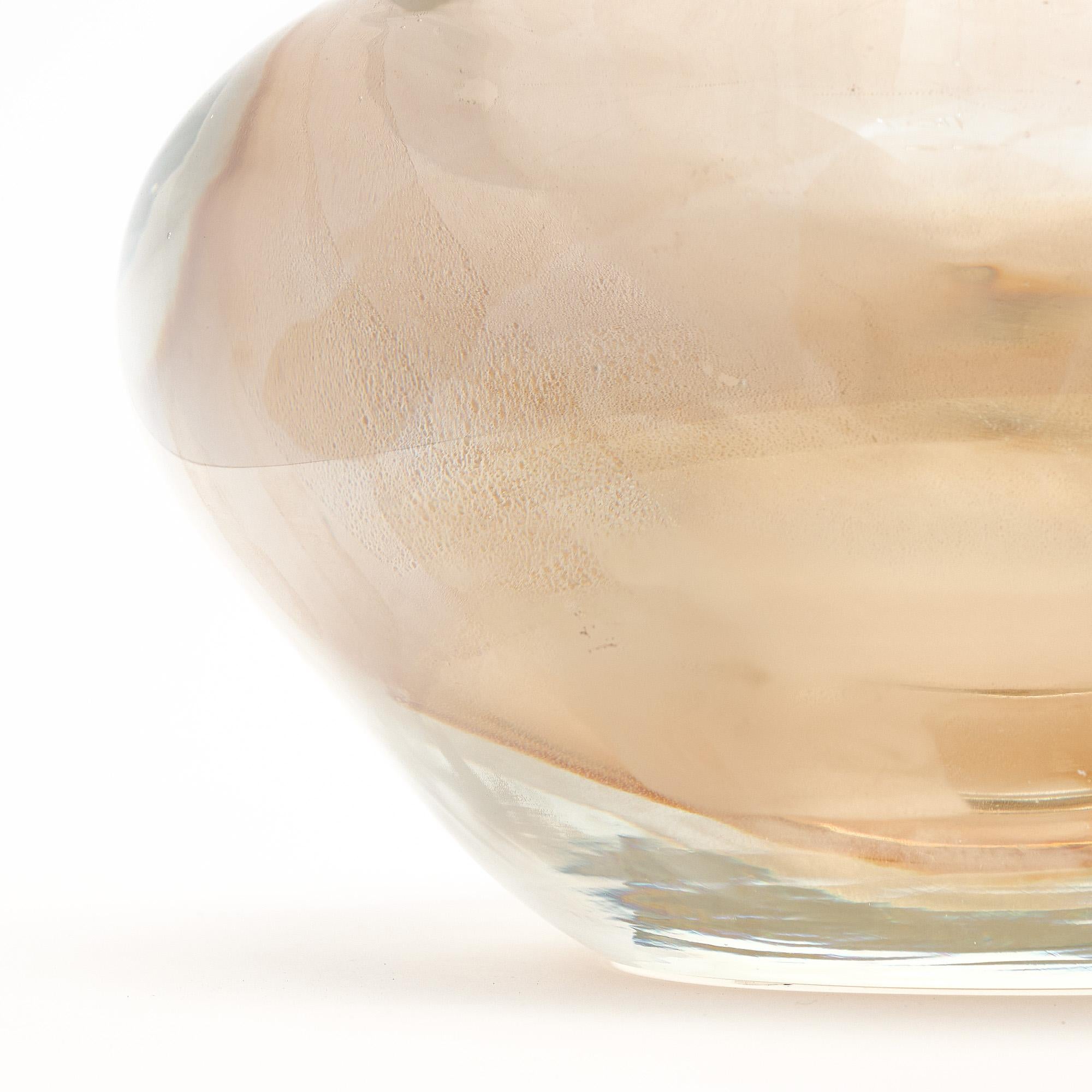 Murano Glass Avventurina Sommerso Bowl For Sale 2