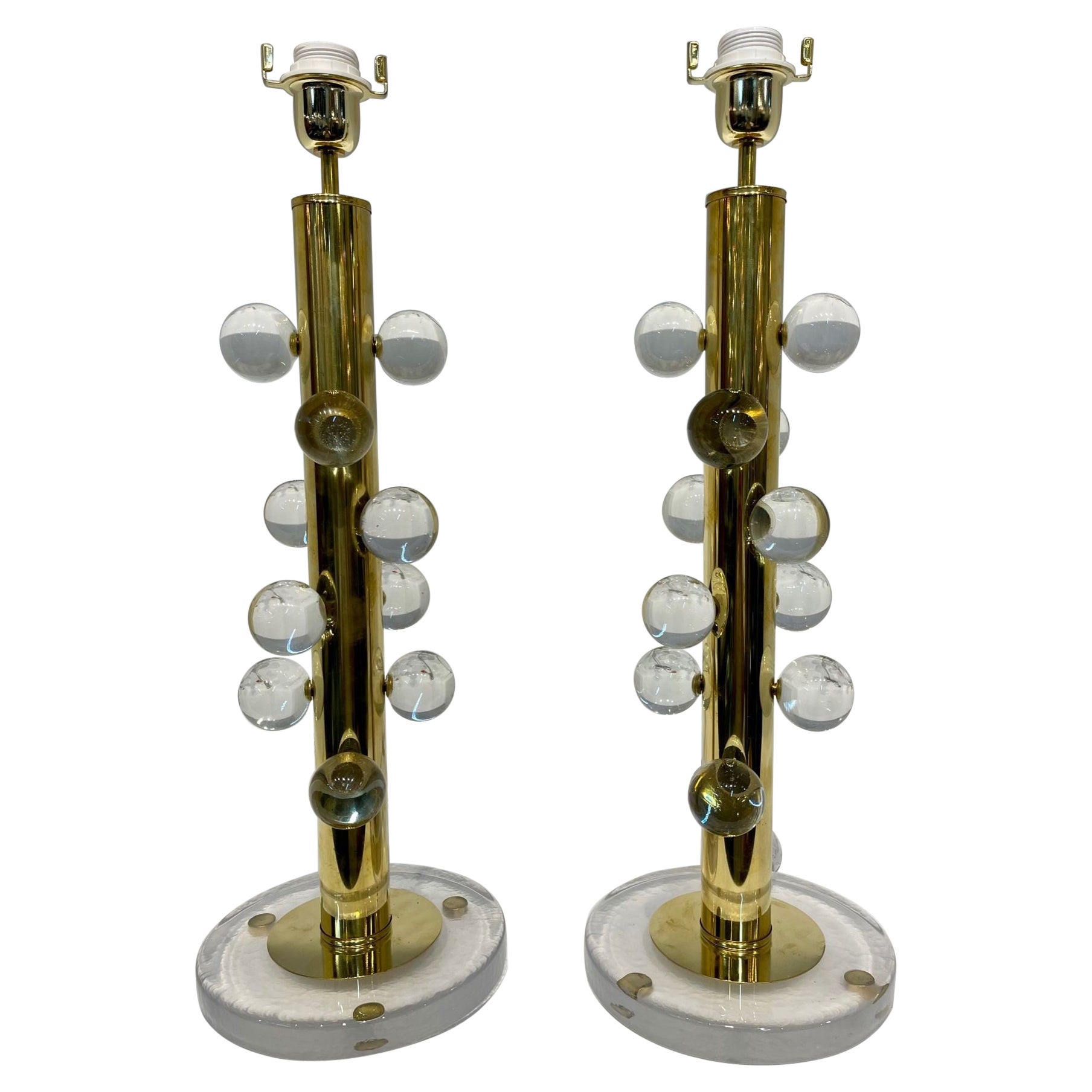 Murano Glass Ball Lamps