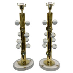 Murano Glass Ball Lamps
