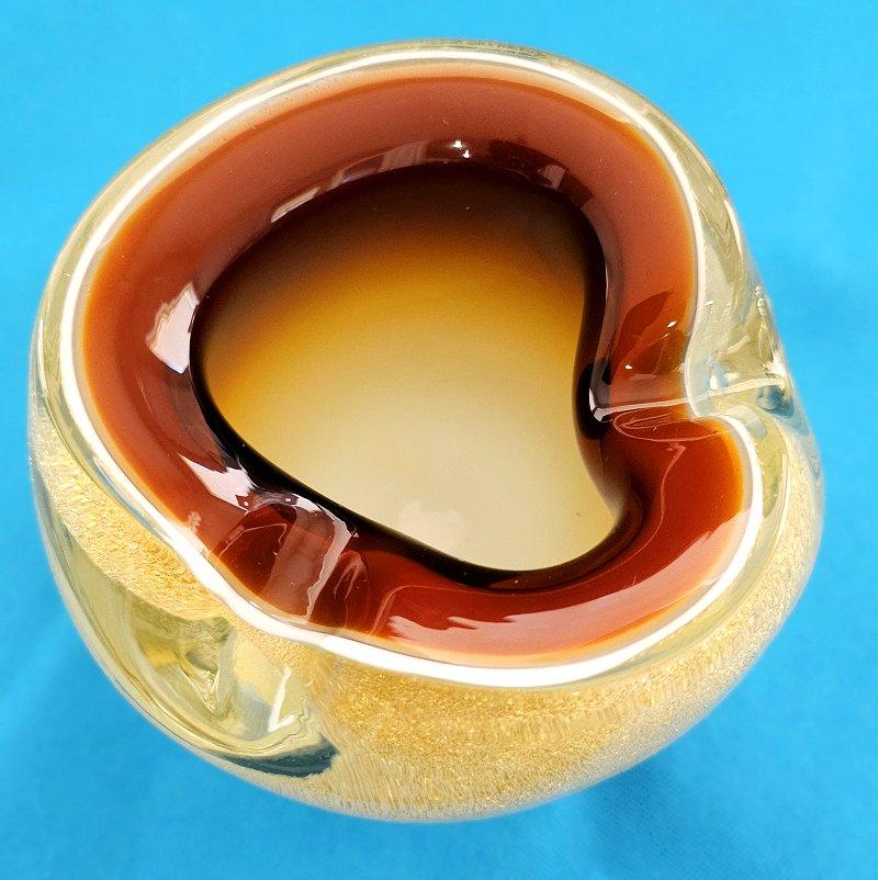 Murano Glas Barbini, Seguso, oder Barovier & Toso, w/Gold Polveri - CLOSING SALE im Zustand „Gut“ im Angebot in Warrenton, OR