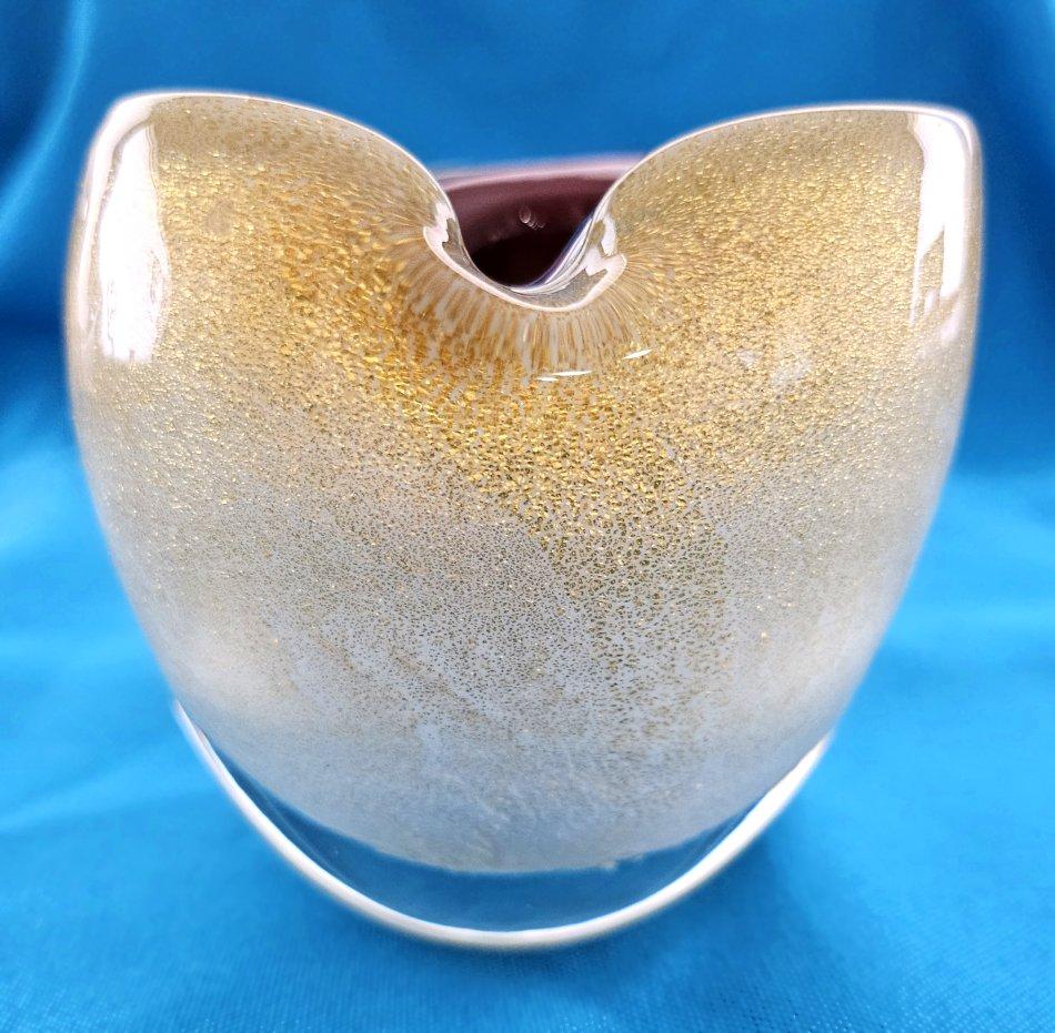 Murano Glas Barbini, Seguso, oder Barovier & Toso, w/Gold Polveri - CLOSING SALE im Angebot 2