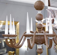 Murano Glass Chandelier in the Style of Barovier