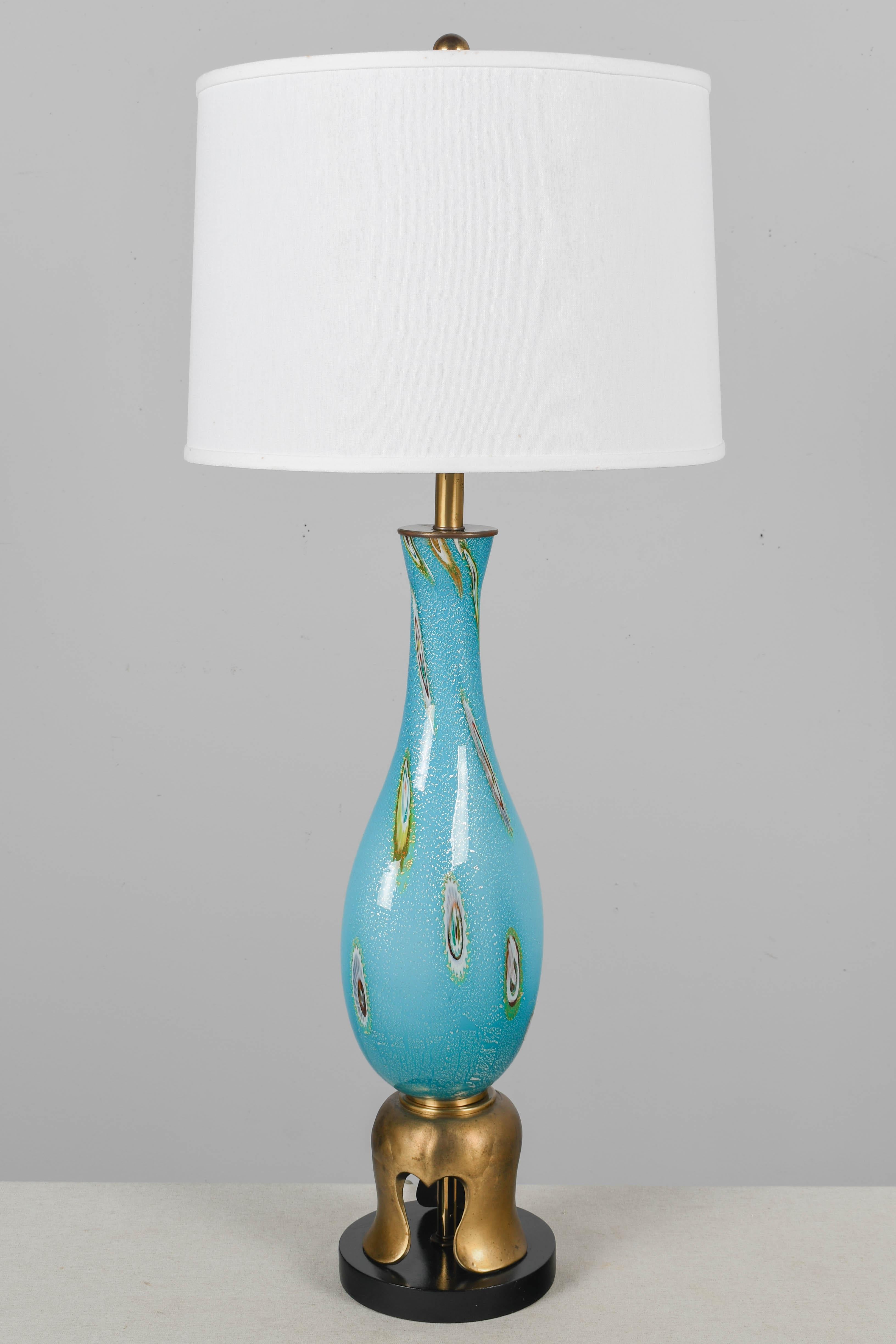 Lámpara Barovier & Toso de cristal de Murano en venta 8