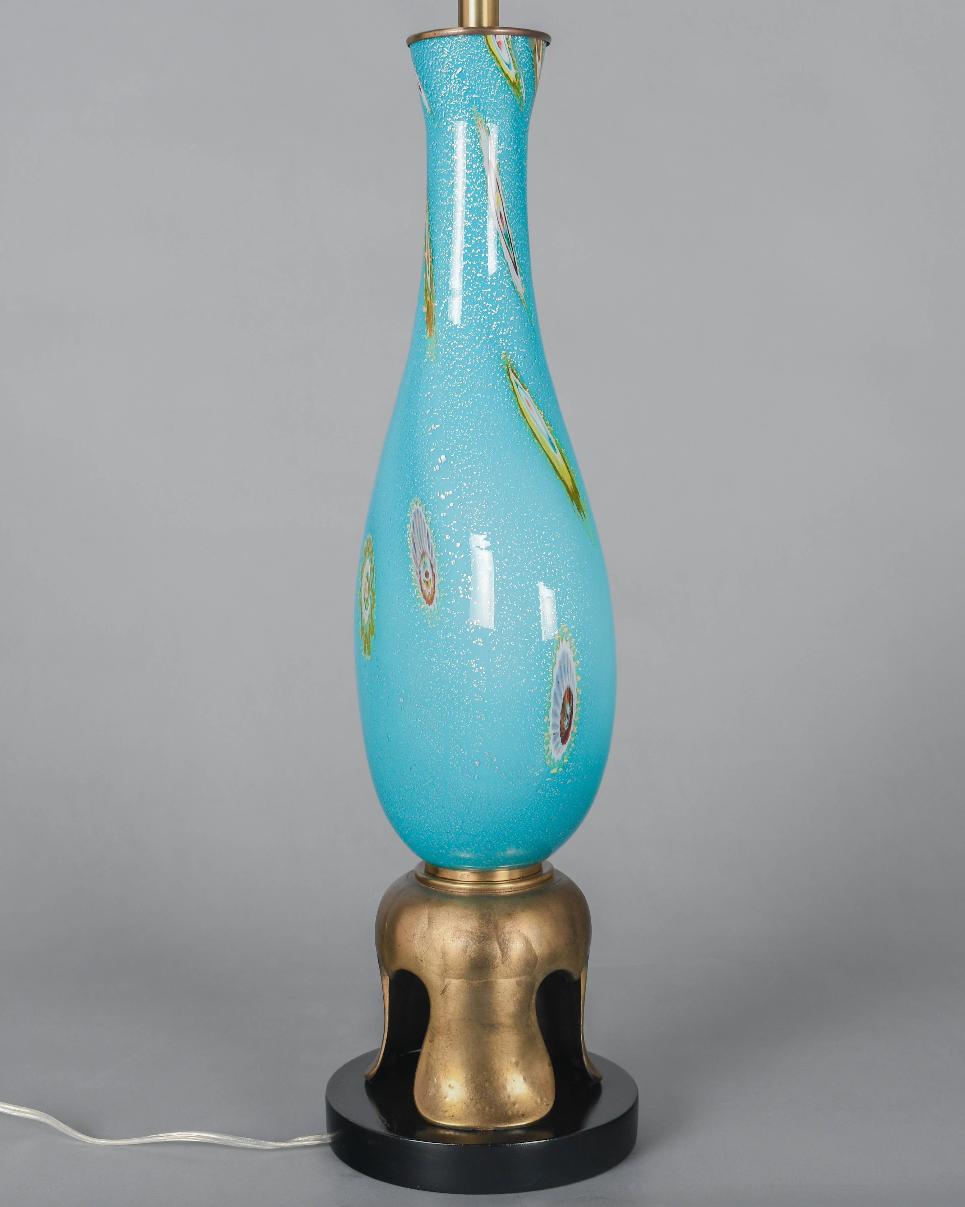 Lámpara Barovier & Toso de cristal de Murano Italiano en venta