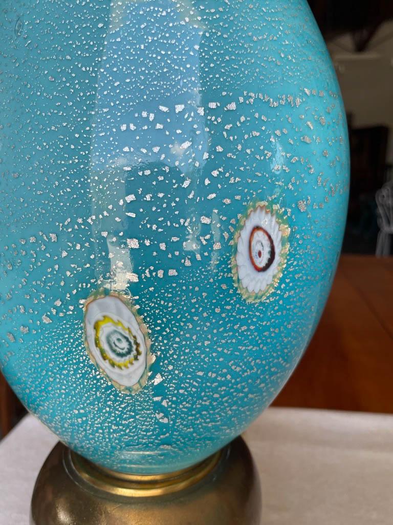 Murano Glass Barovier & Toso Lamp Pair For Sale 8