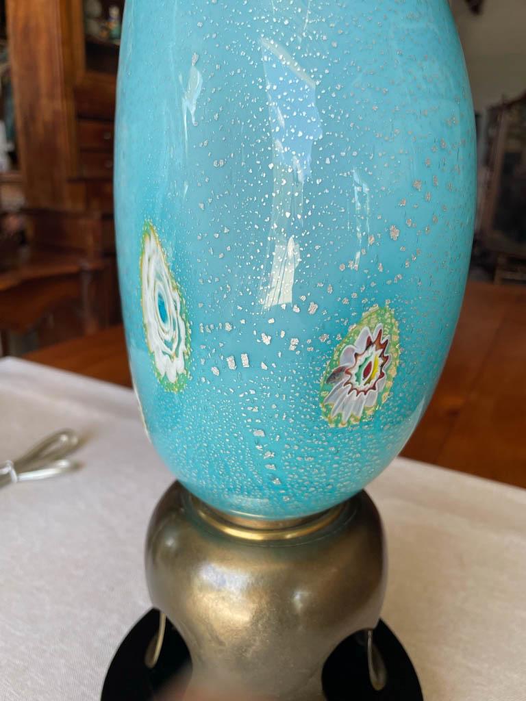 Murano Glass Barovier & Toso Lamp Pair For Sale 10