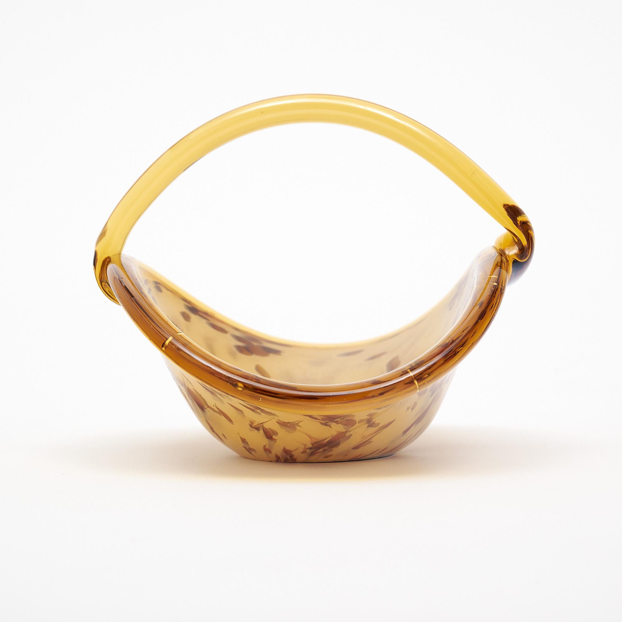 Murano Glass Basket/Bowl For Sale 1