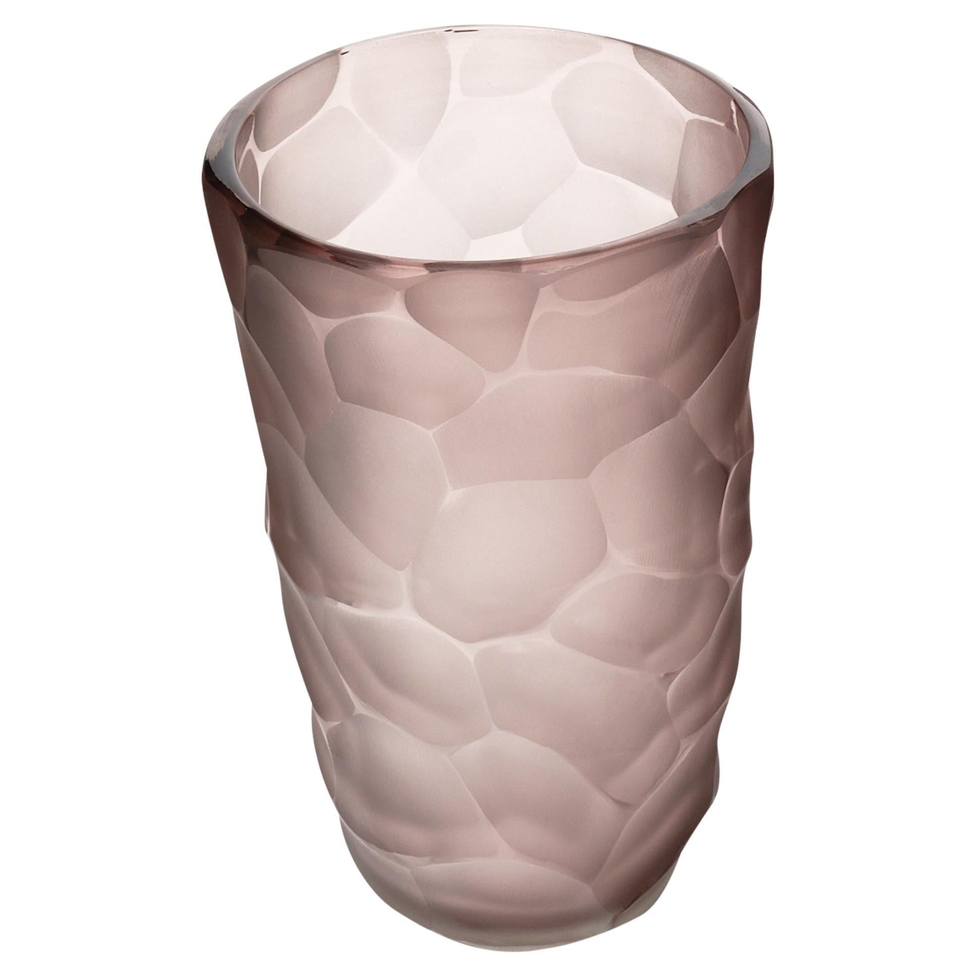 Murano Glas 'Battuto Amethyst Vase