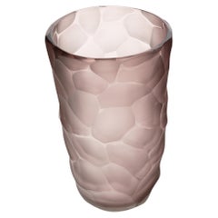 Murano Glass ‘Battuto” Amethyst Vase