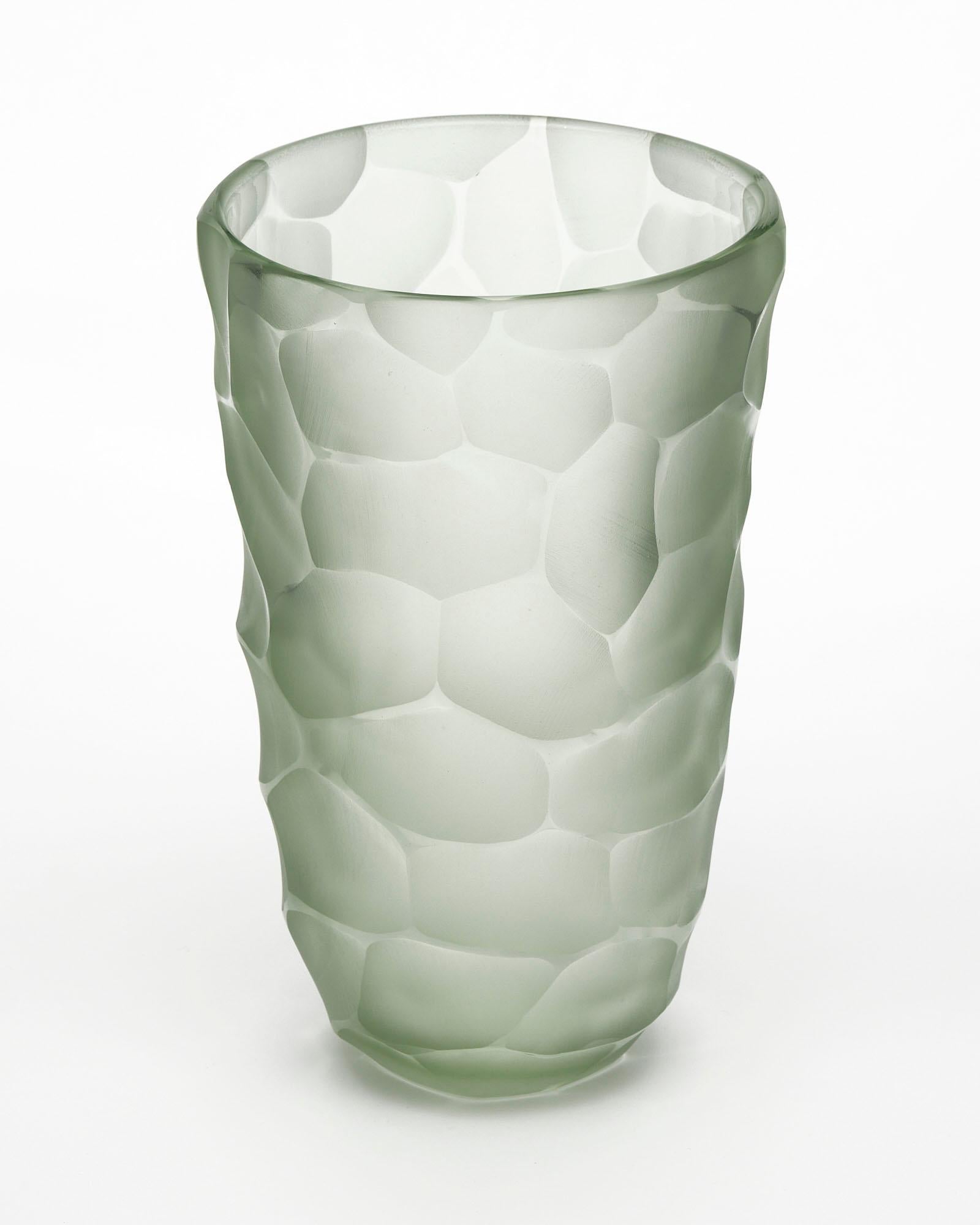 Italian Murano Glass “Battuto” Vases For Sale