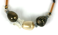 Murano Glass Bead Sampler Necklace