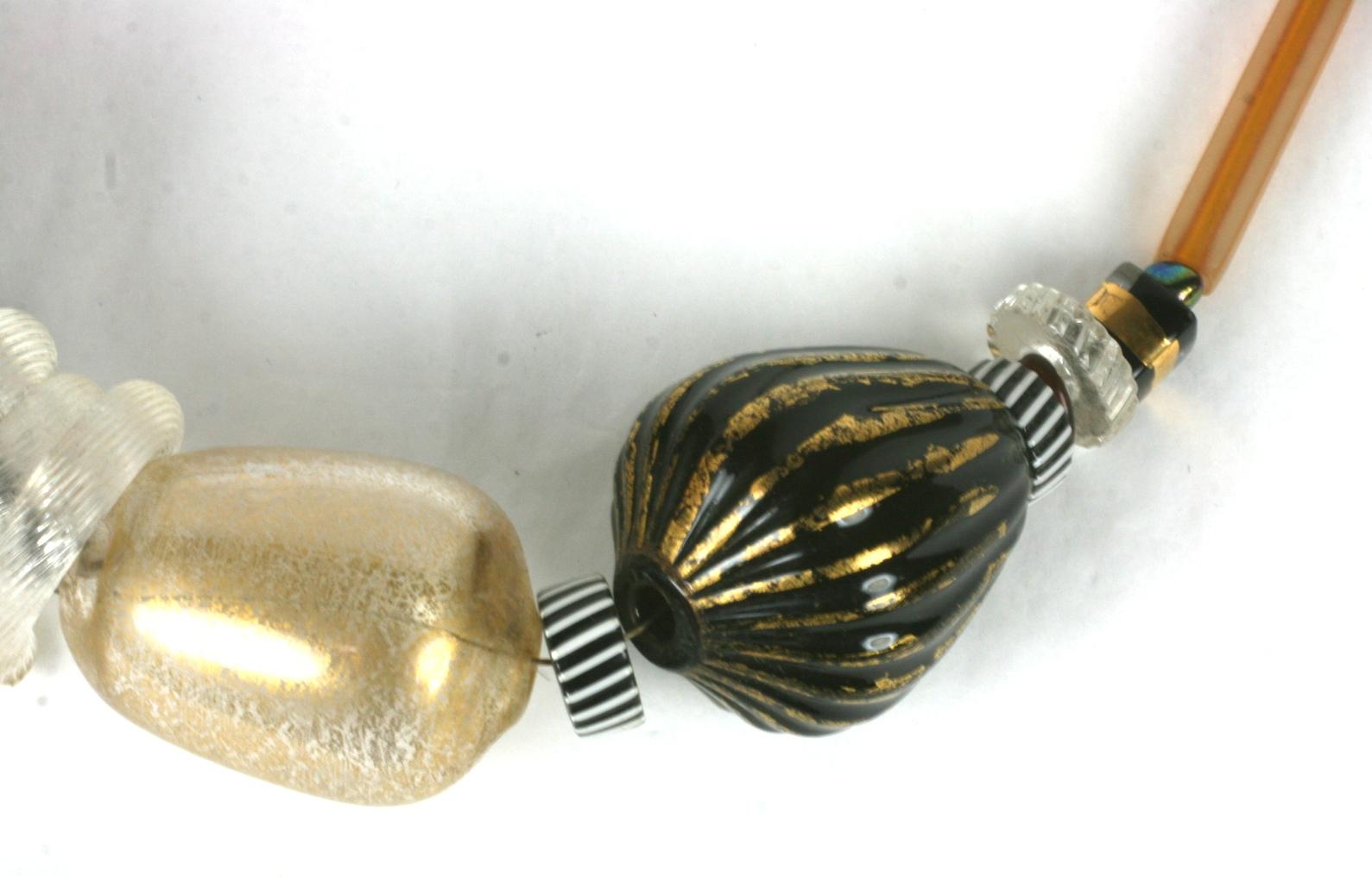 Donna Collana di perle in vetro di Murano in vendita