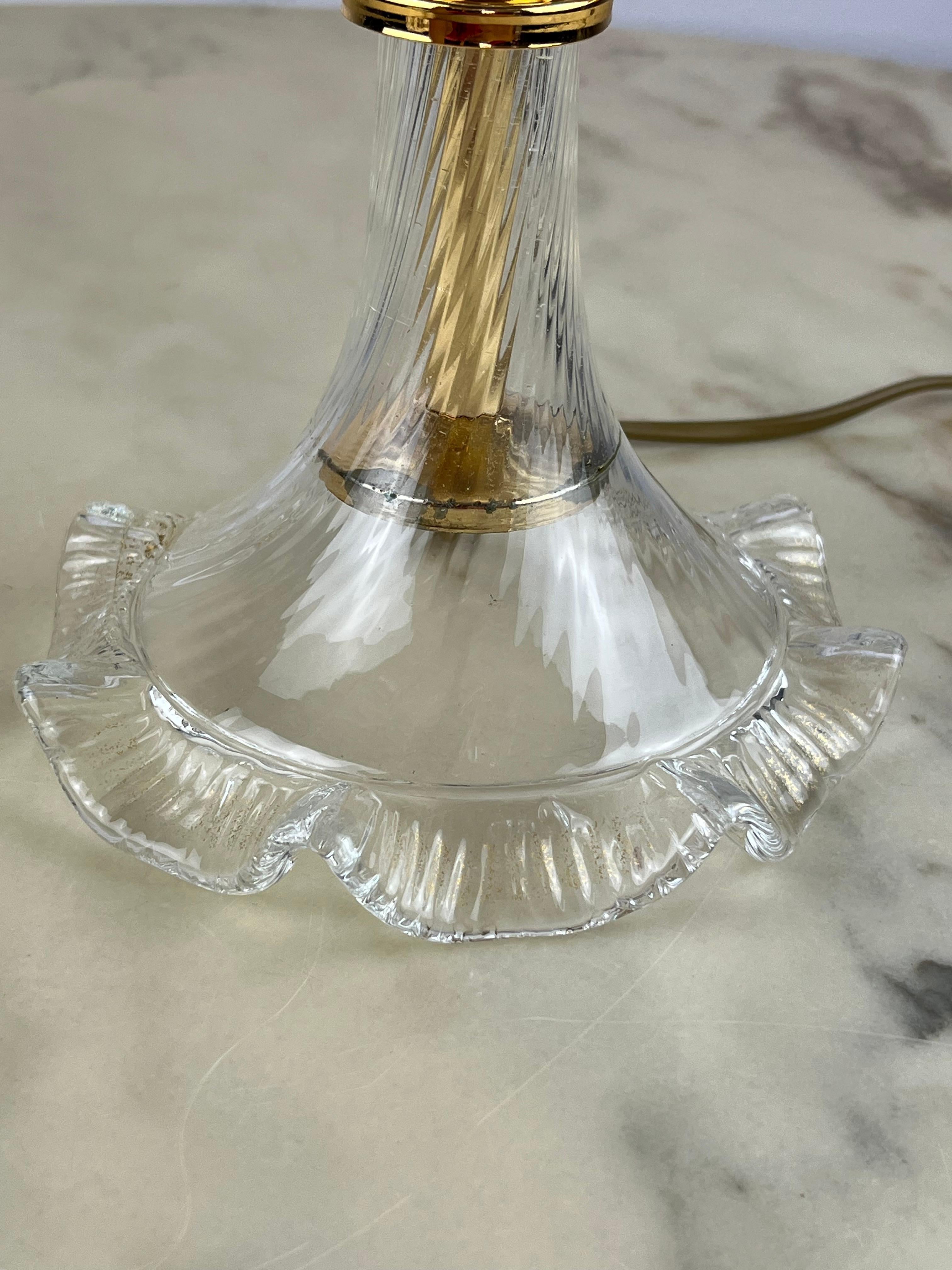 Autre Lampe de chevet en verre de Murano  1980s en vente