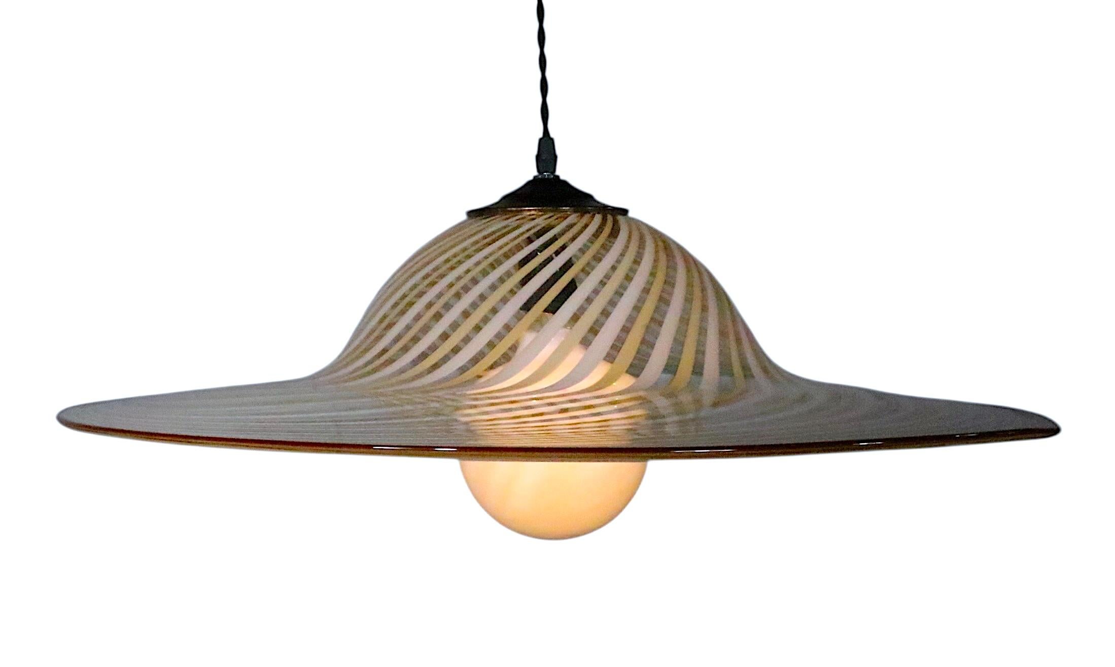 Cristal de Murano  Araña con forma de campana att. a Lino Tagliapidetra c. 1970's en venta 13