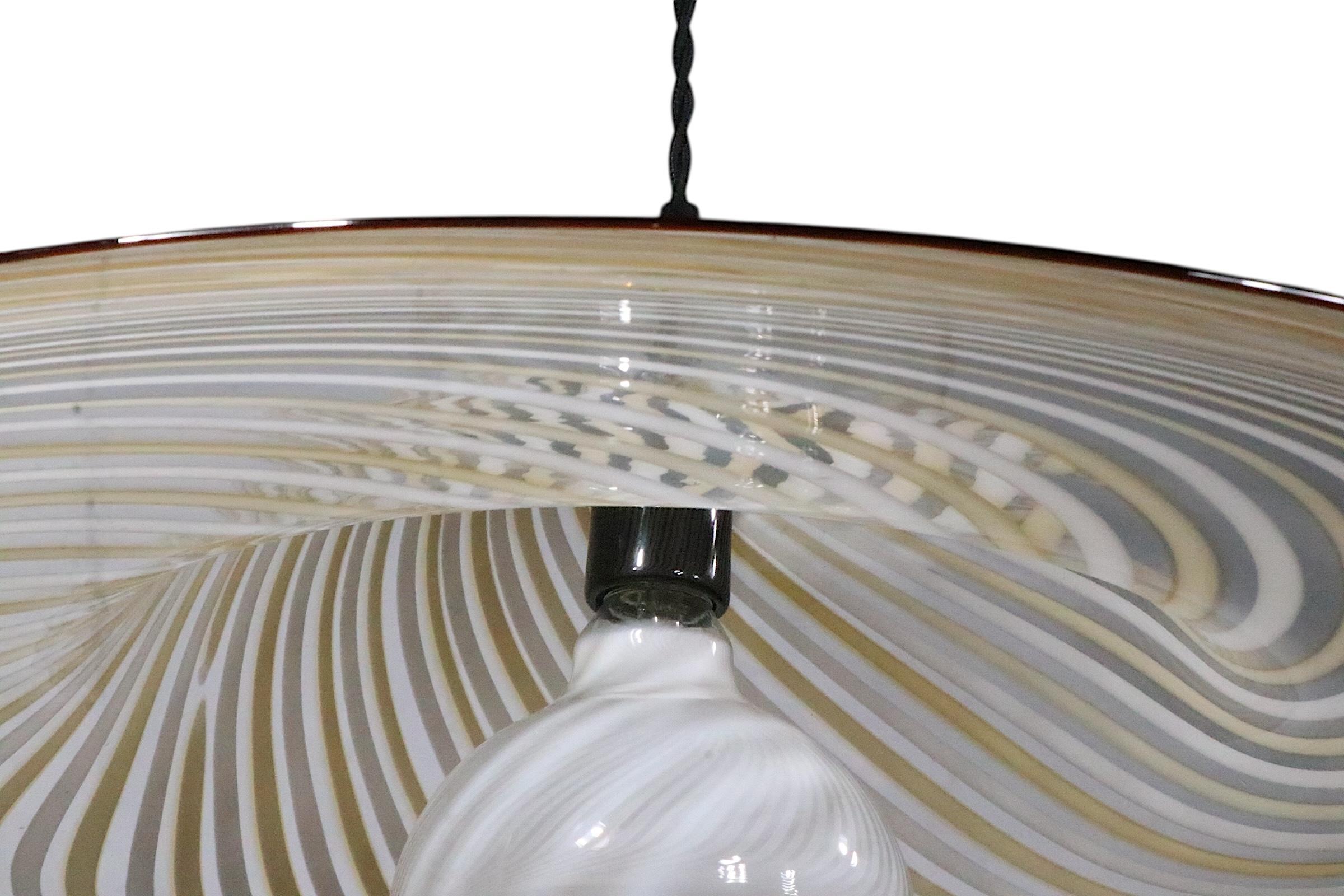 Cristal de Murano  Araña con forma de campana att. a Lino Tagliapidetra c. 1970's Italiano en venta