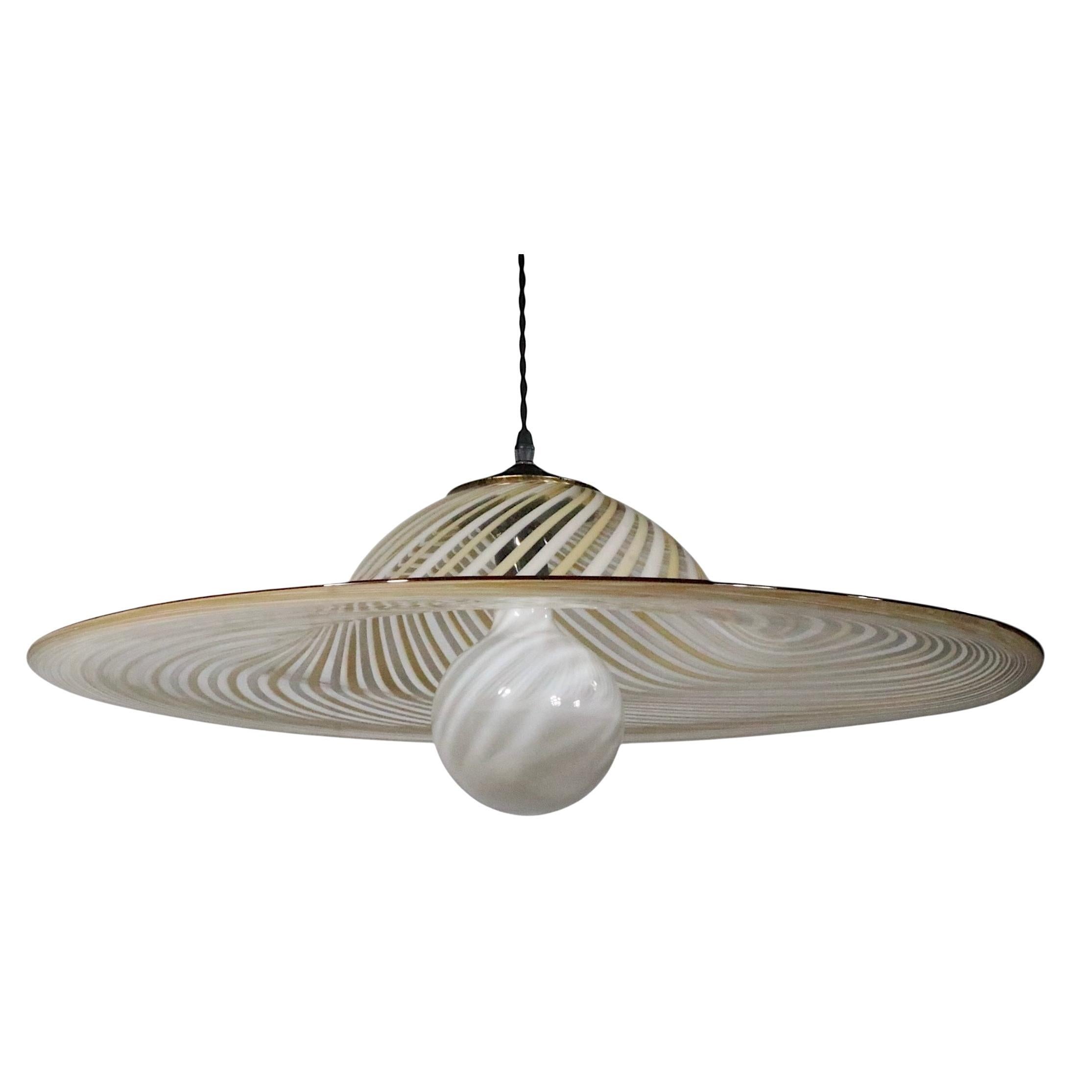 Cristal de Murano  Araña con forma de campana att. a Lino Tagliapidetra c. 1970's en venta