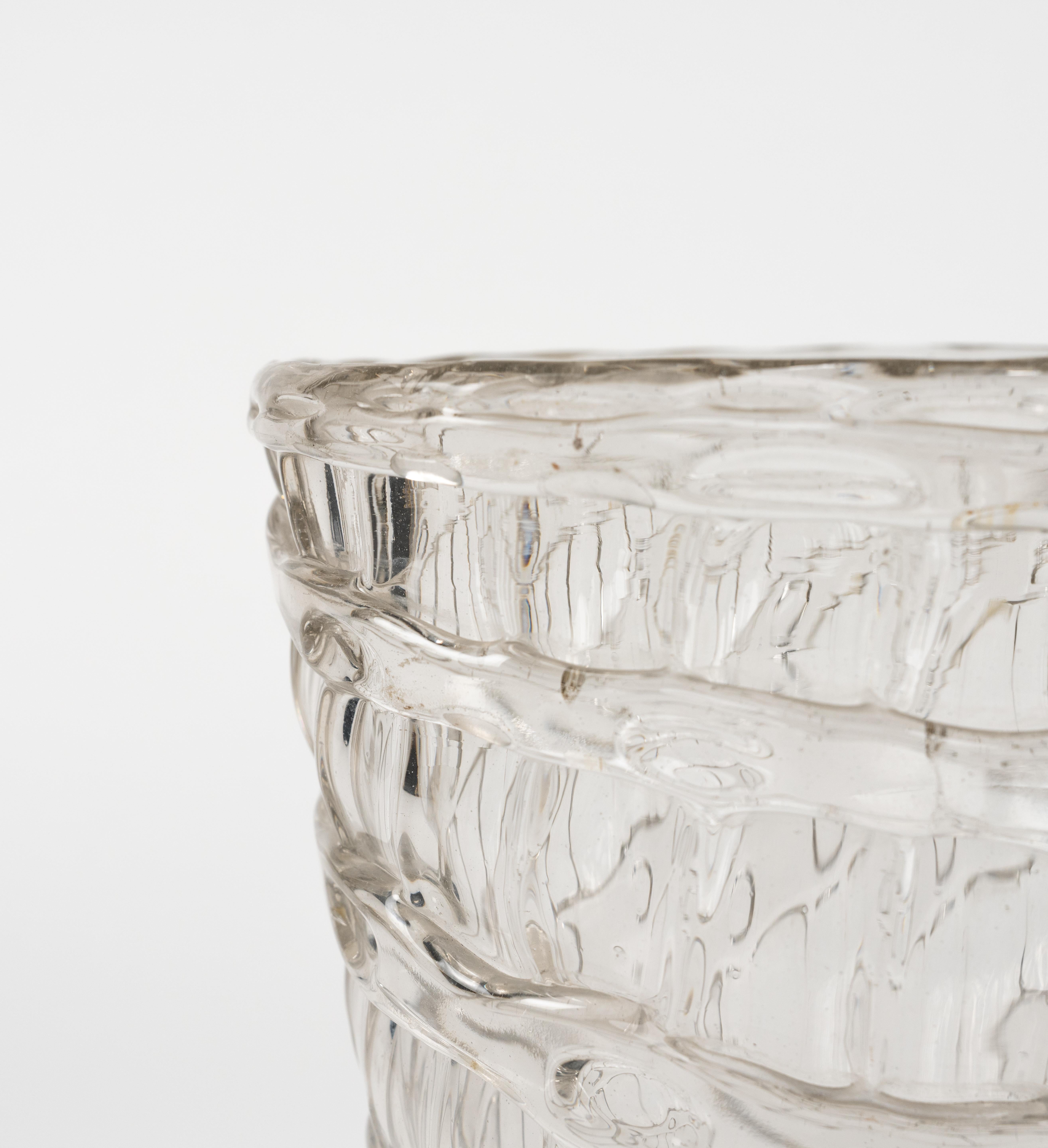 Große Vase aus Muranoglas von Ercole Barovier für Ferro Toso Barovier, Italien 1937 im Angebot 8