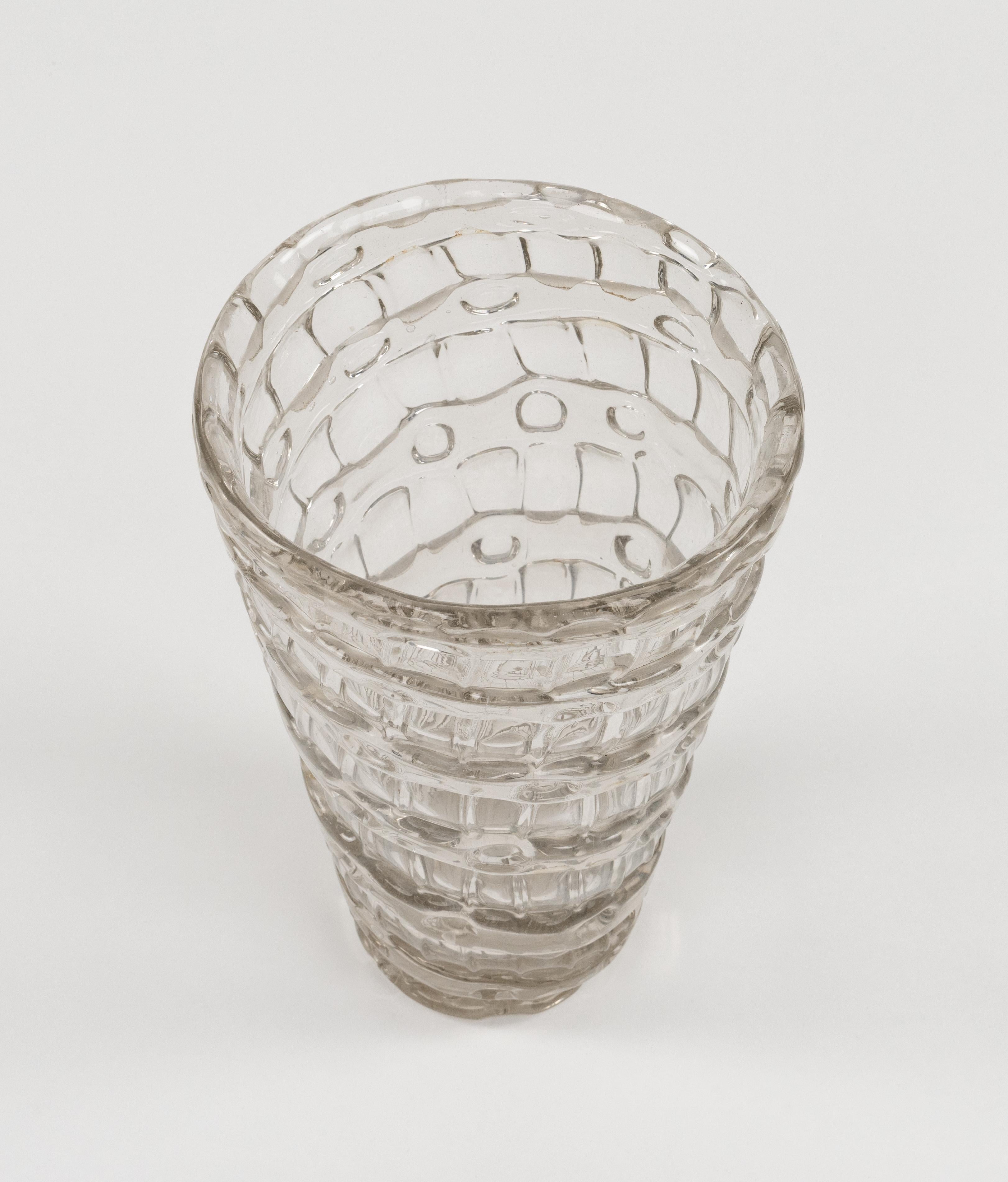 Große Vase aus Muranoglas von Ercole Barovier für Ferro Toso Barovier, Italien 1937 im Angebot 9