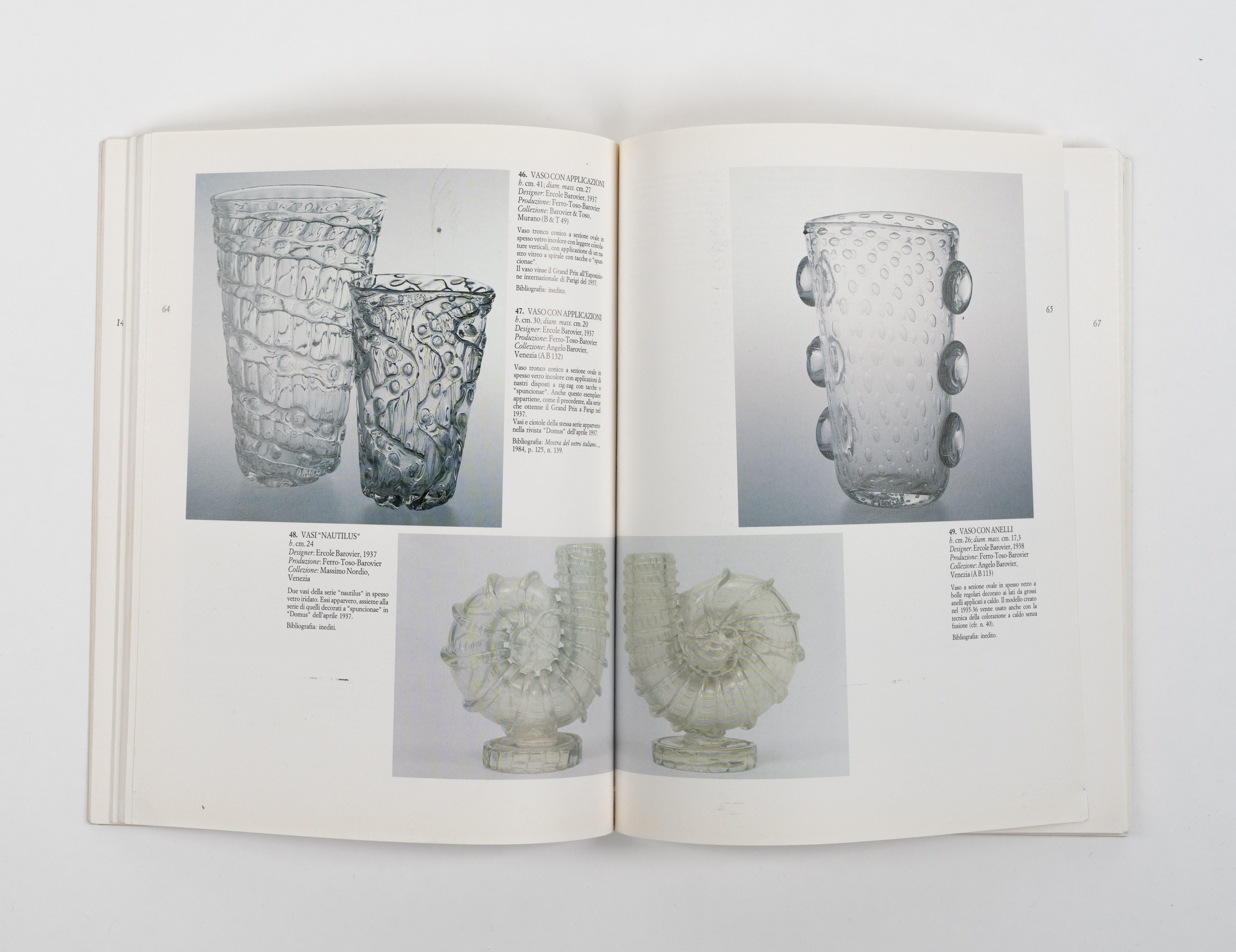 Große Vase aus Muranoglas von Ercole Barovier für Ferro Toso Barovier, Italien 1937 im Angebot 2