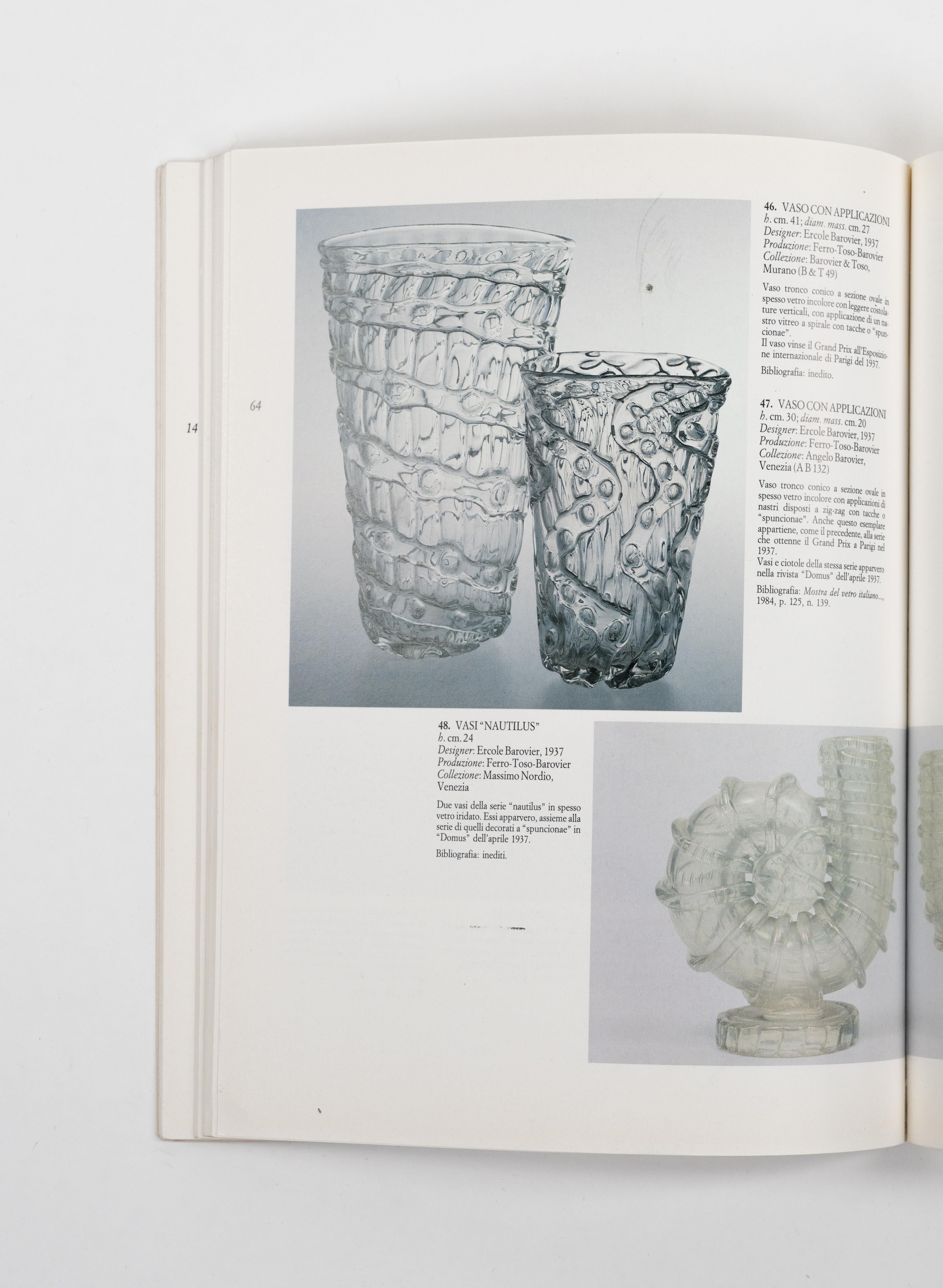 Große Vase aus Muranoglas von Ercole Barovier für Ferro Toso Barovier, Italien 1937 im Angebot 3
