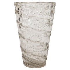 Murano Glass Big Vase by Ercole Barovier for Ferro Toso Barovier, Italy 1937
