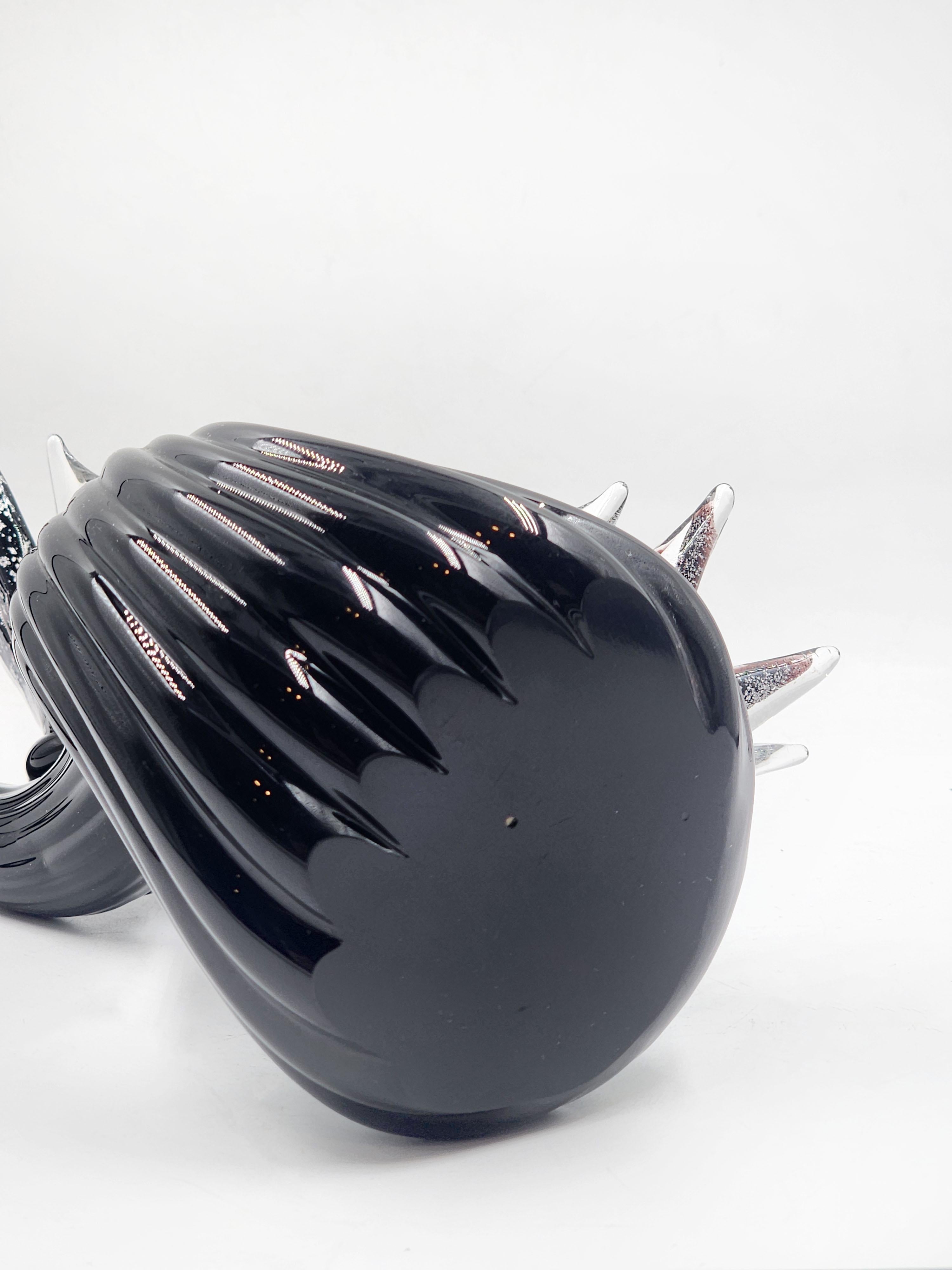 20ième siècle Sculpture d'oiseau en verre de Murano des années 1960 en vente