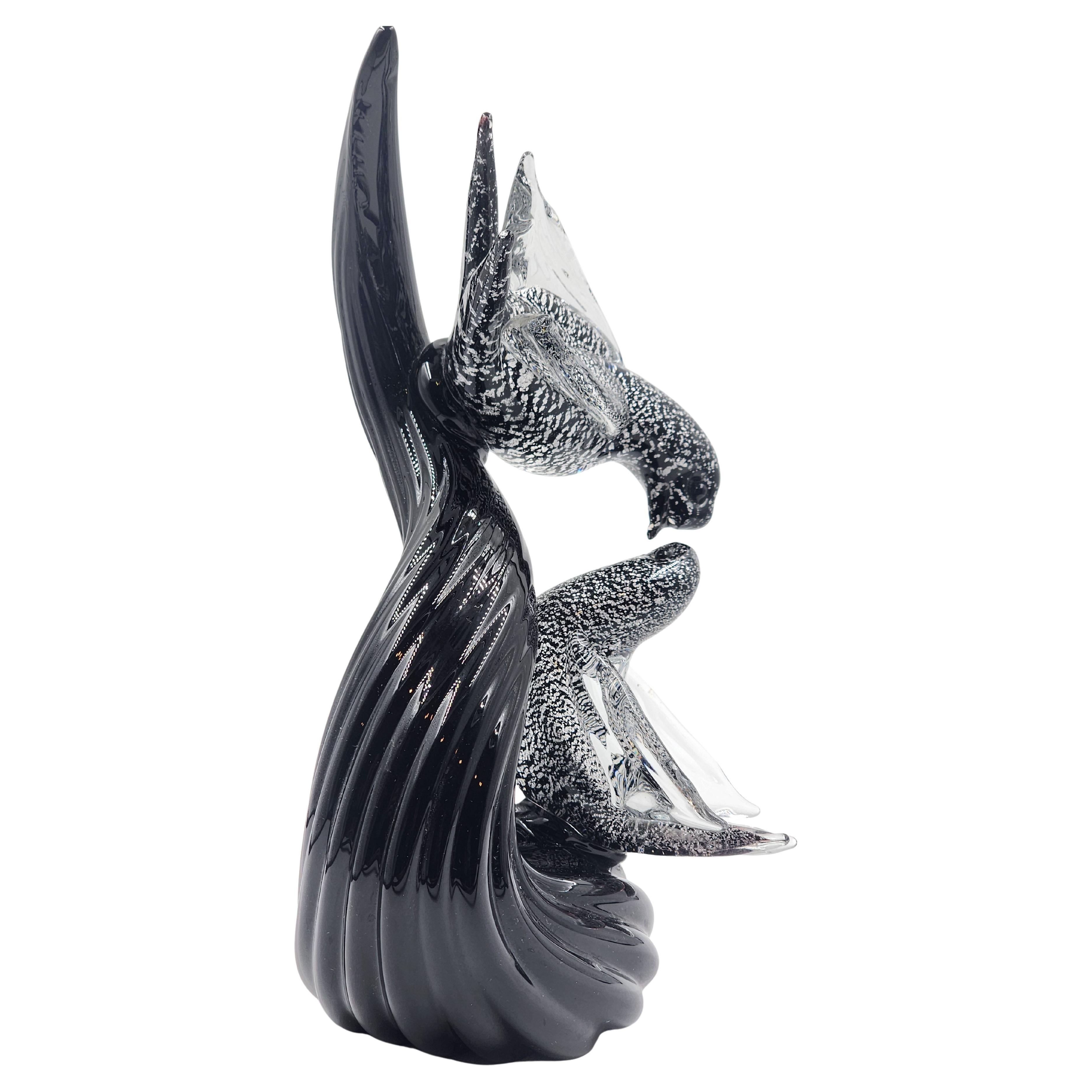 Murano glass bird sculpture from the 1960s