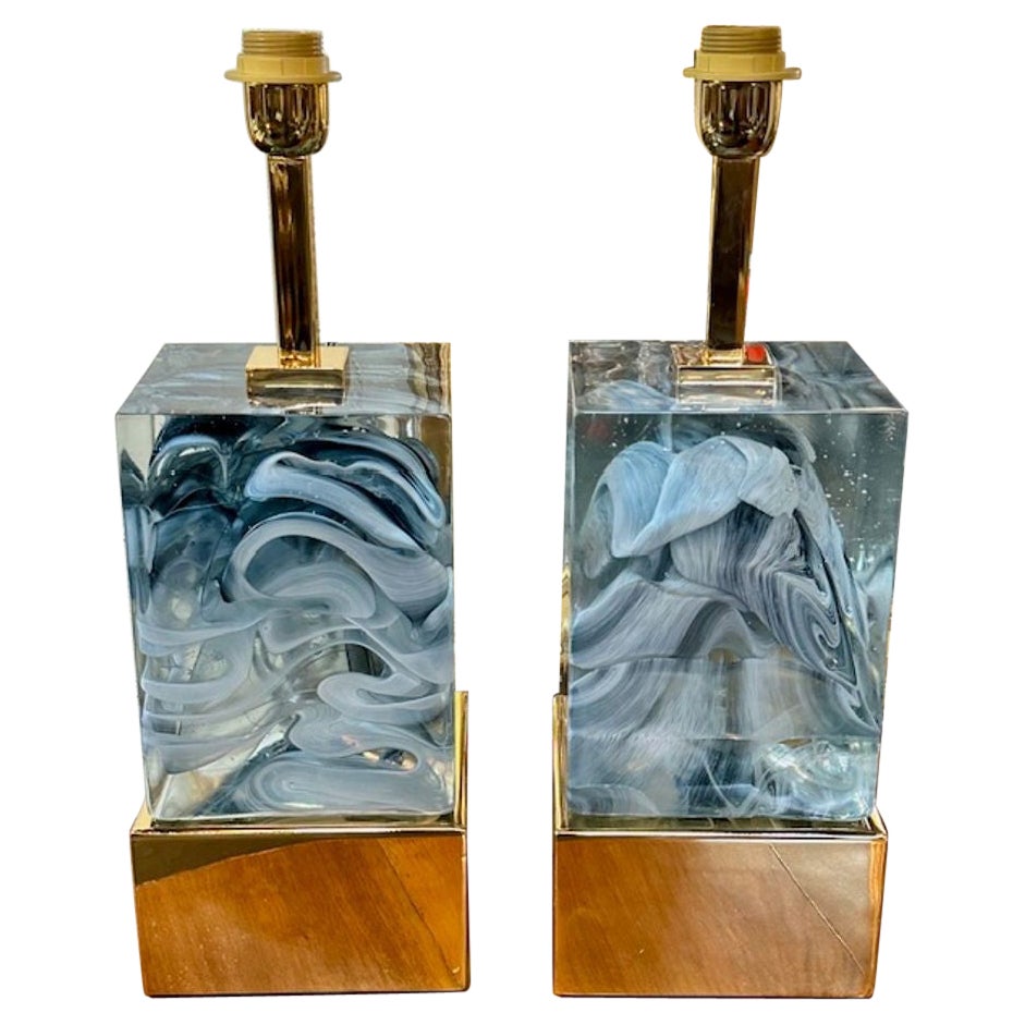 Murano-Glasblock-Lampen im Angebot