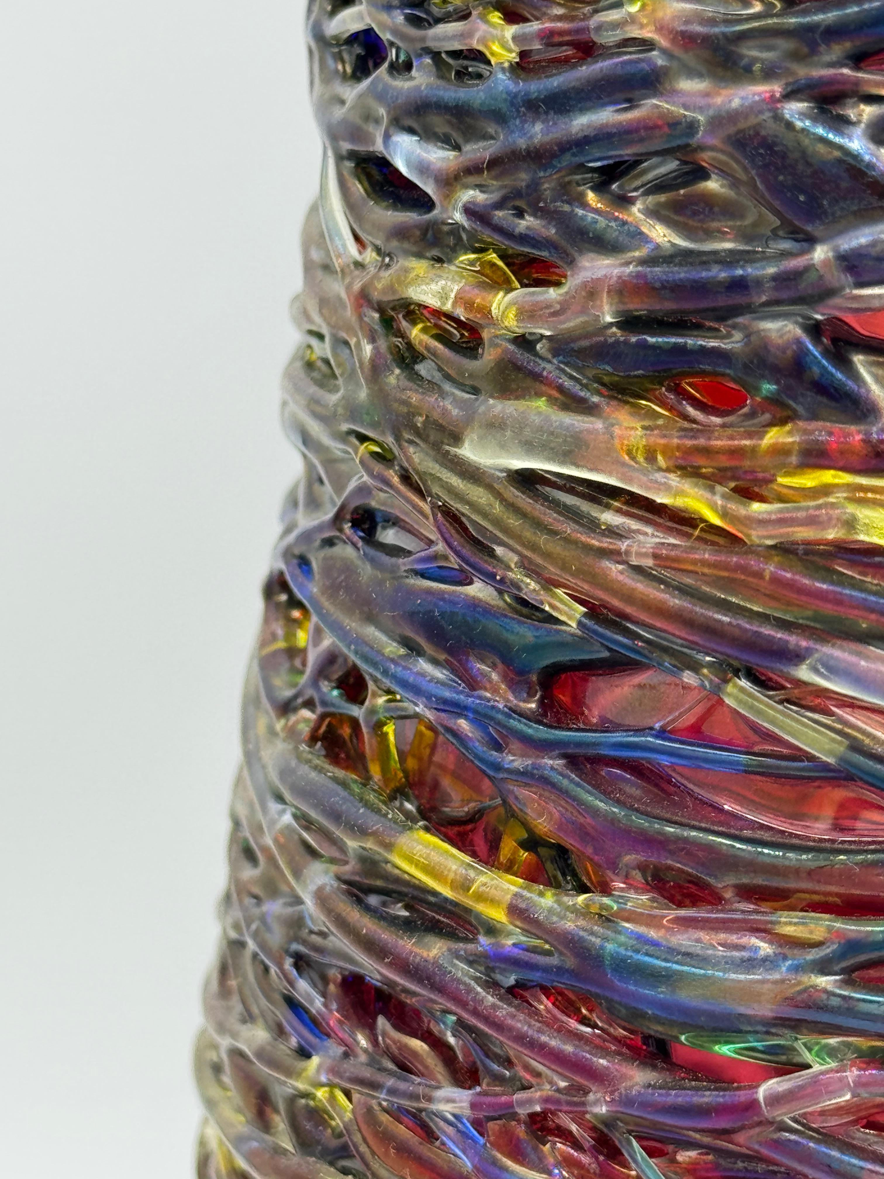 Vaso in vetro soffiato di Murano In condizioni buone in vendita a CABA, AR