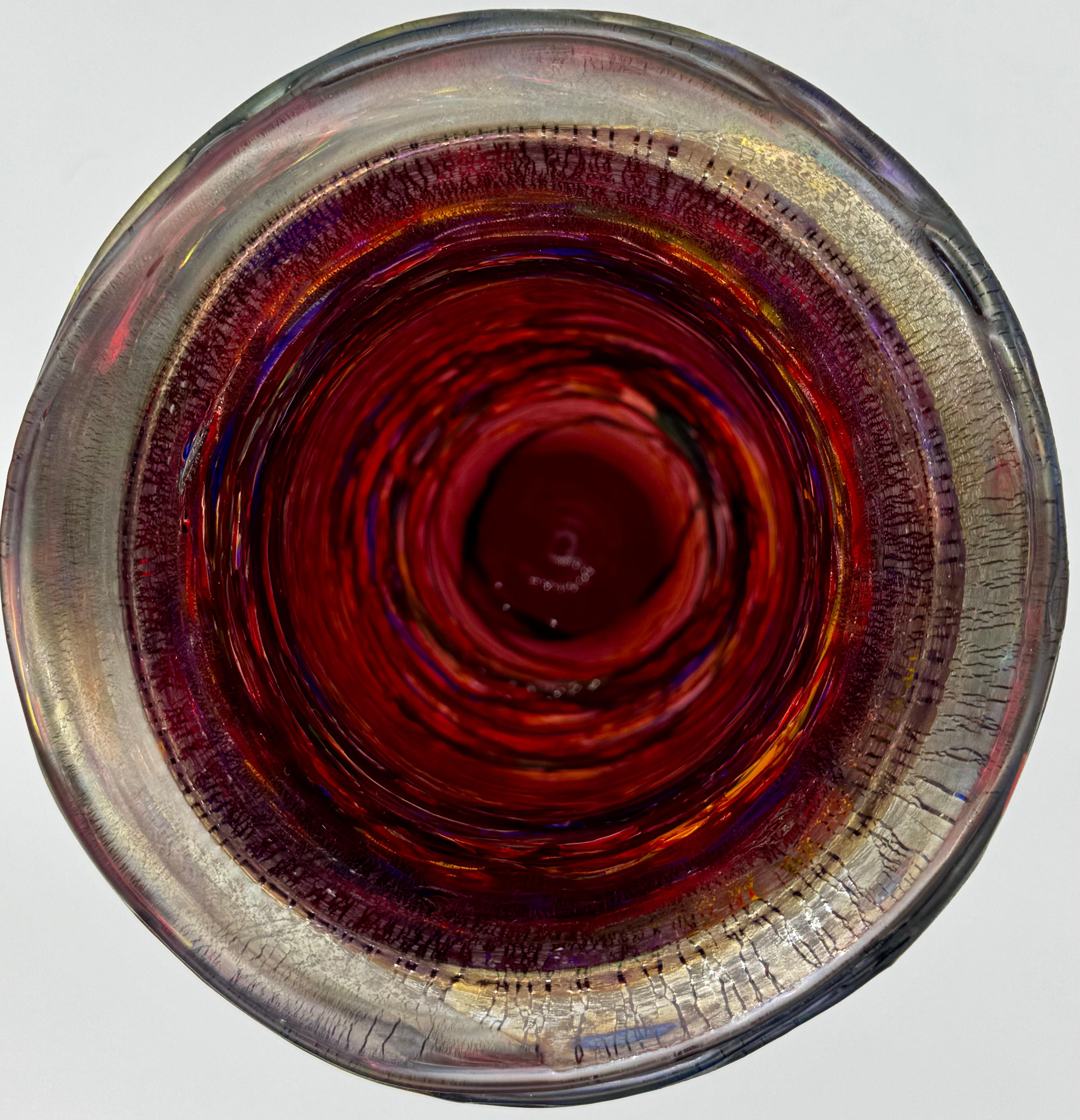 XX secolo Vaso in vetro soffiato di Murano in vendita