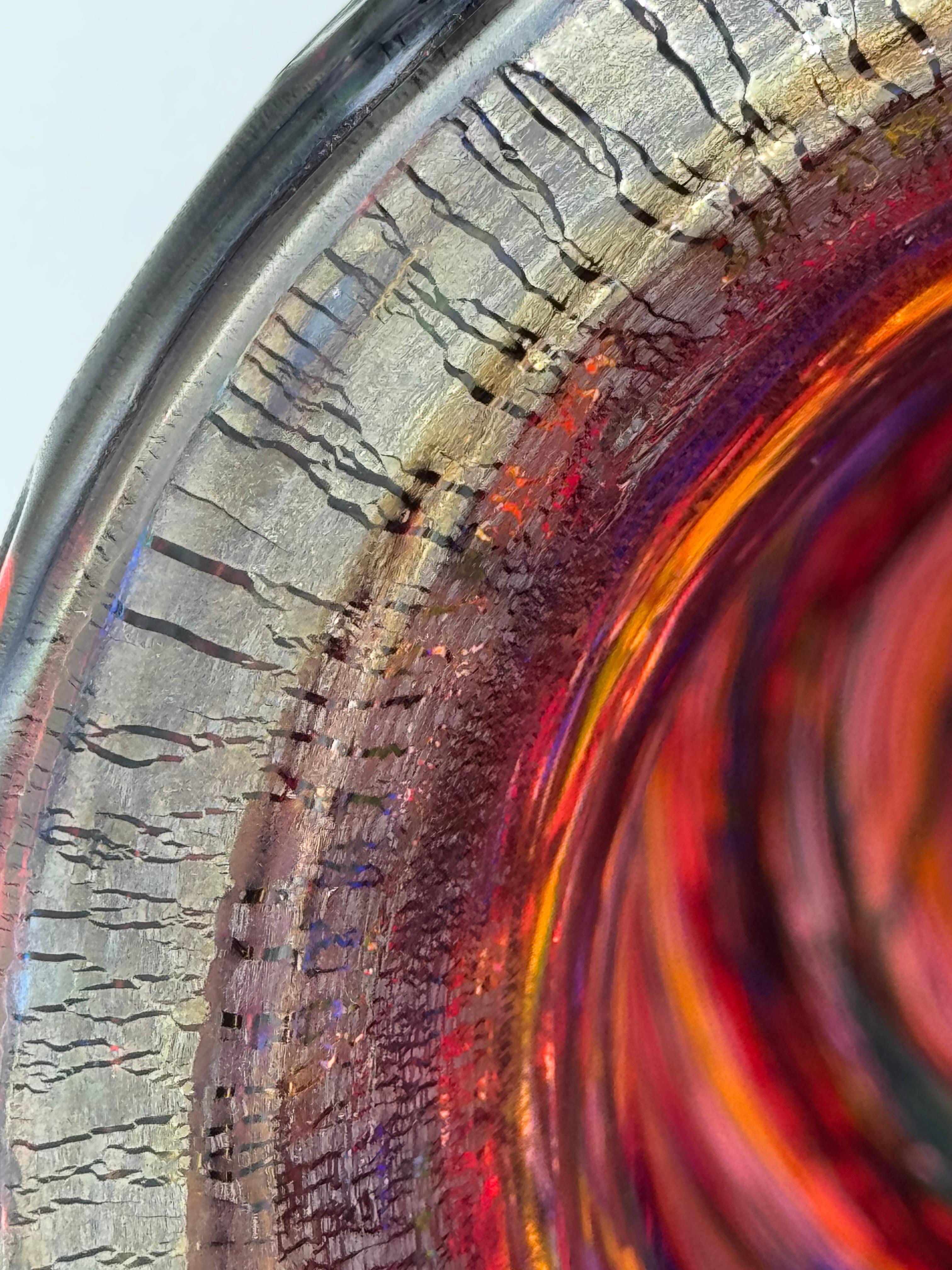 Vaso in vetro soffiato di Murano in vendita 1