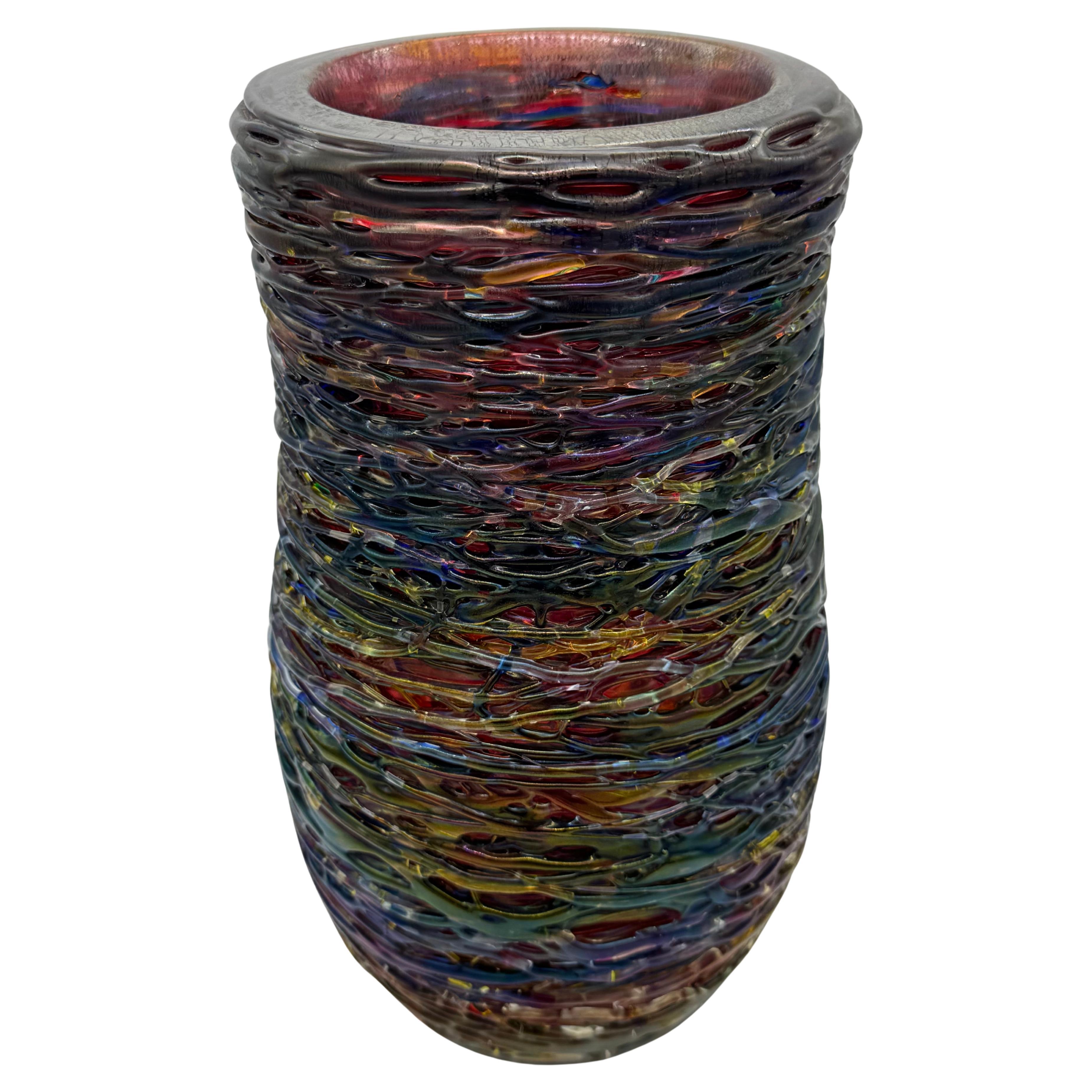 Murano Glass Blown Vase