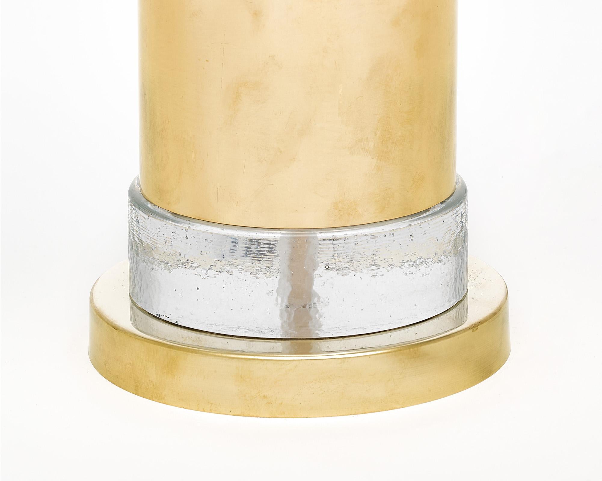XXIe siècle et contemporain Lampes urne en verre de Murano bleu en vente