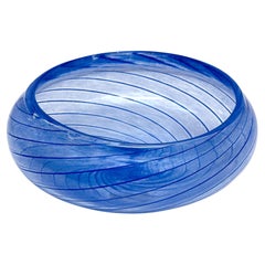 Murano Glass Blue Vase by Cenedese Vetri, circa 1950