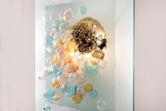 Murano Glass "Bolle in Aria" Wall Sconce, Angelo Brotto