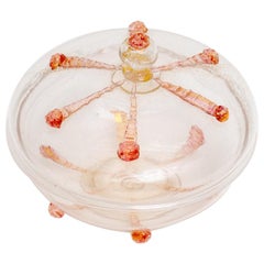 Murano Glass Bonbonaire Candy Dish