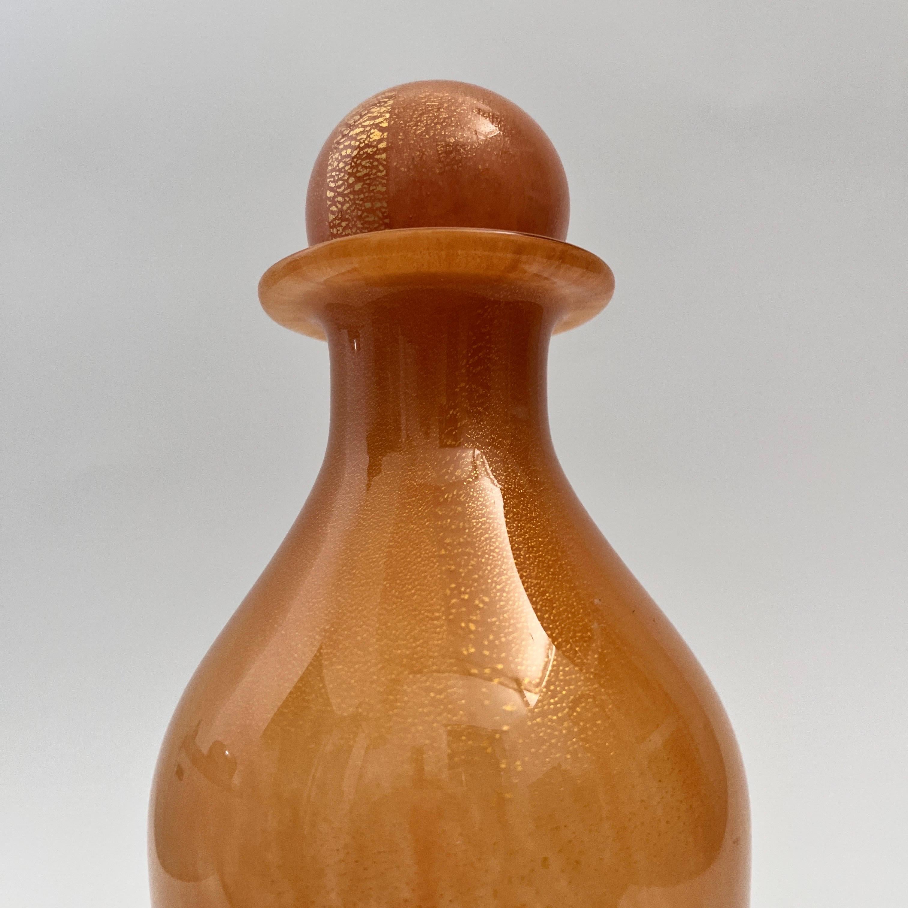 Jarrón botella de Murano  Cristal de Murano
sin daños
