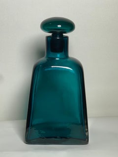 Murano Glass Bottle with Stopper by Paolo Venini