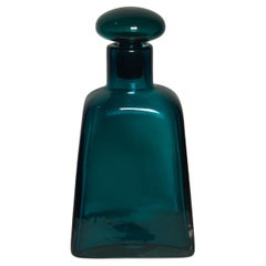 Murano Glass Bottle with Stopper by Paolo Venini