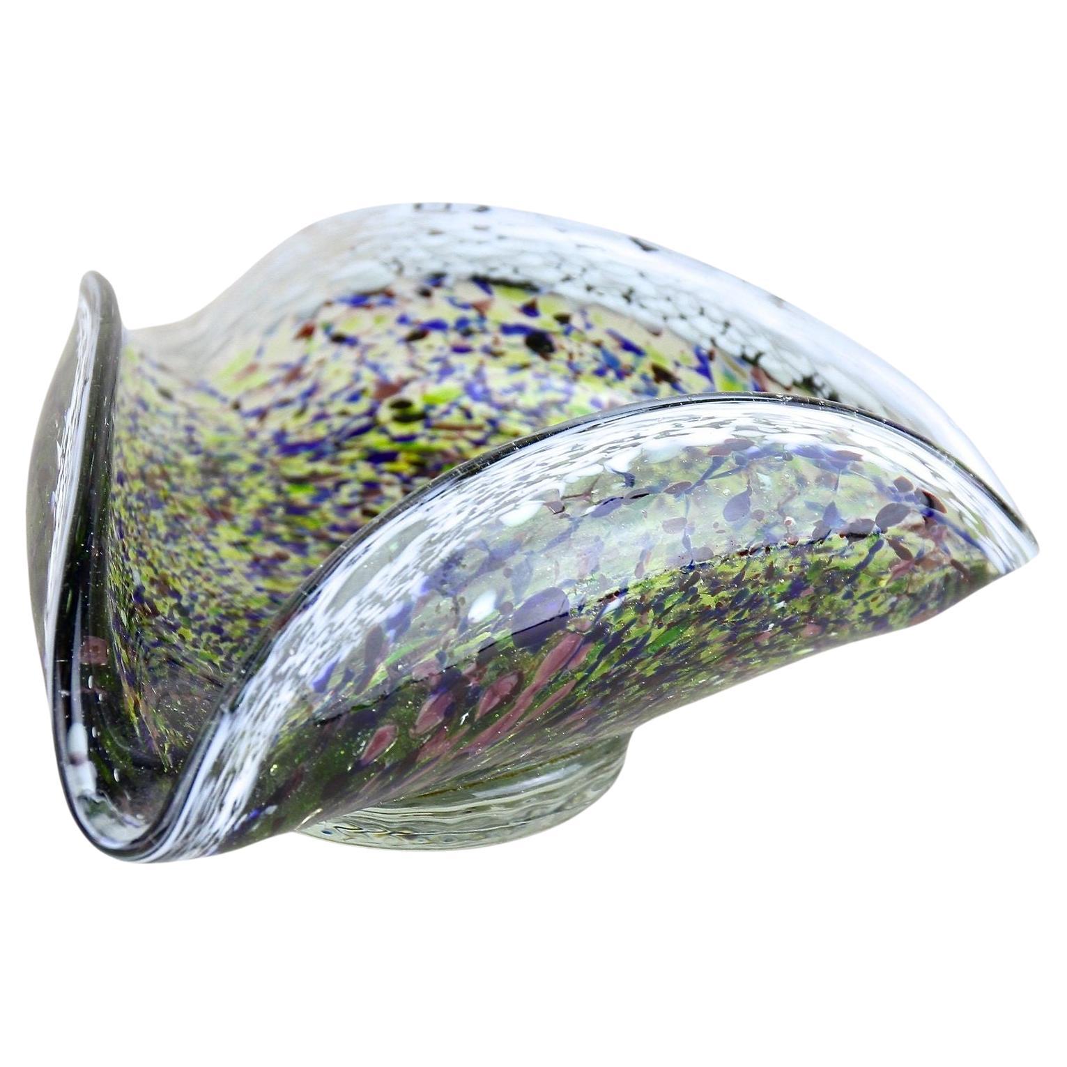 Murano Glass Bowl/ Ashtray, 20th Century, Italy circa 1950 For Sale