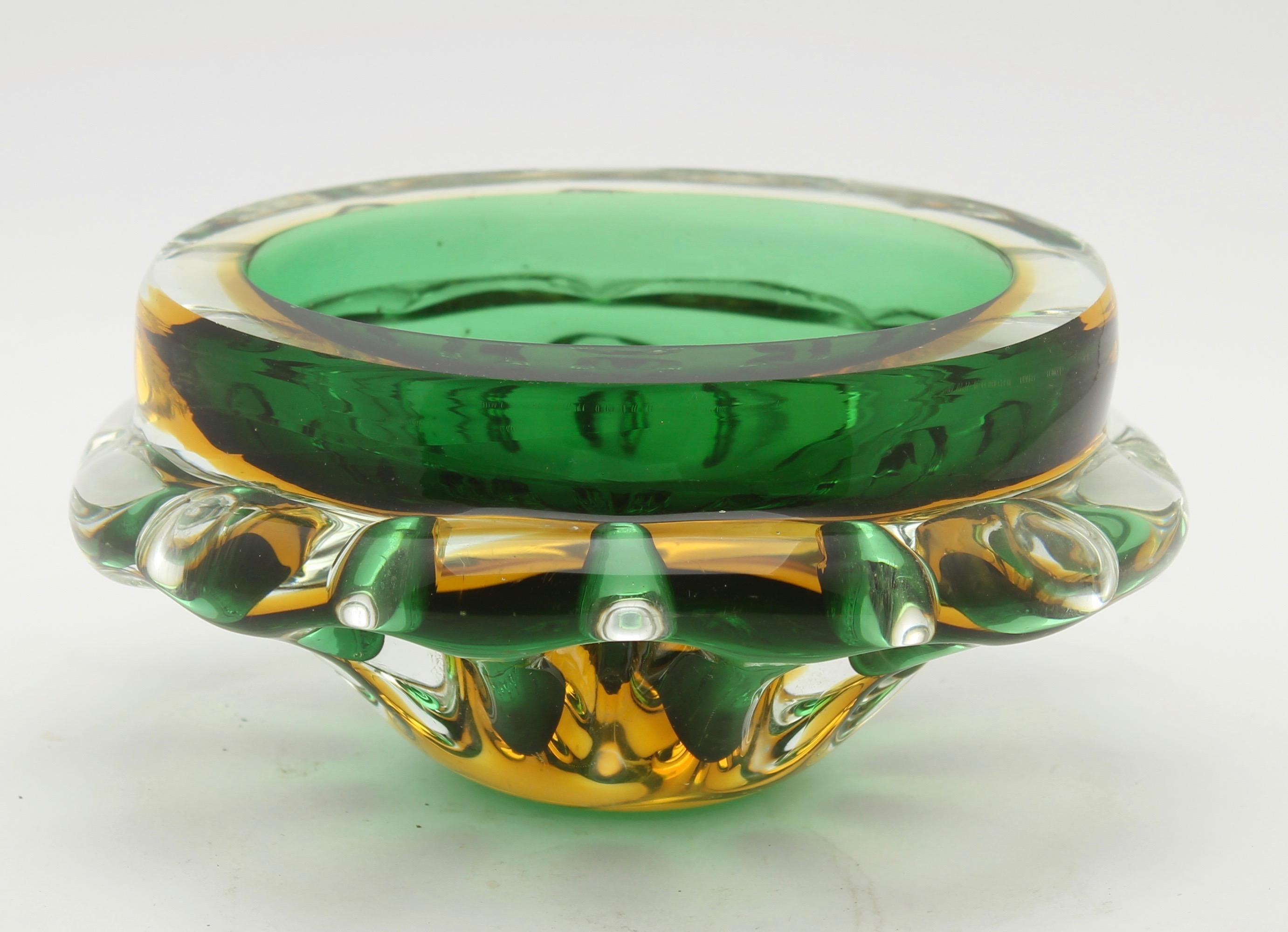 Murano Glass Bowl Attributed to Flavio Poli for Seguso D'arte, circa 1960 2