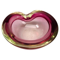 Bol en verre de Murano attribué à Flavio Poli pour Somerso des années 1960