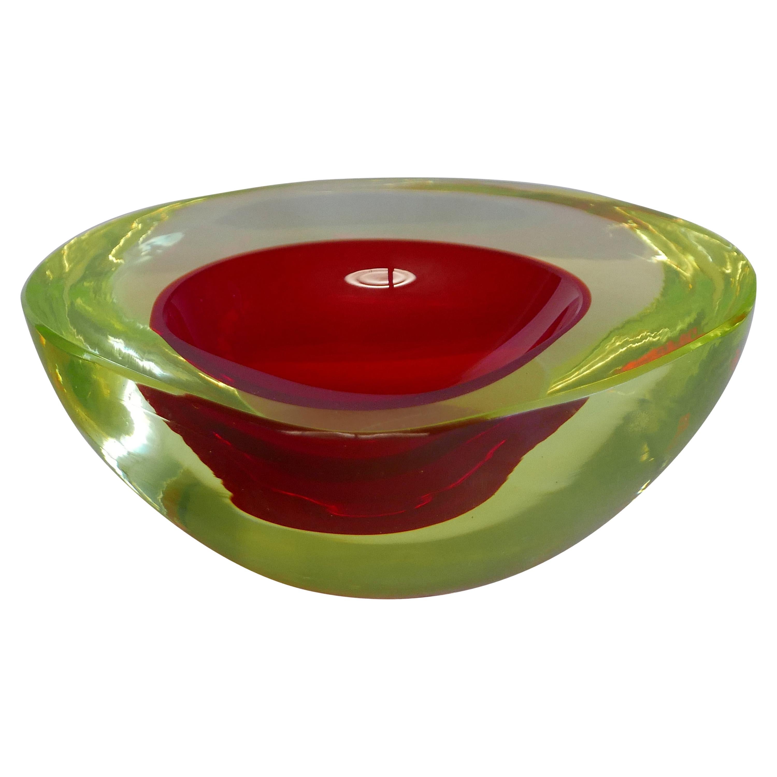 Murano Glass Bowl by Antonio da Ros for Gino Cenedese circa 1960