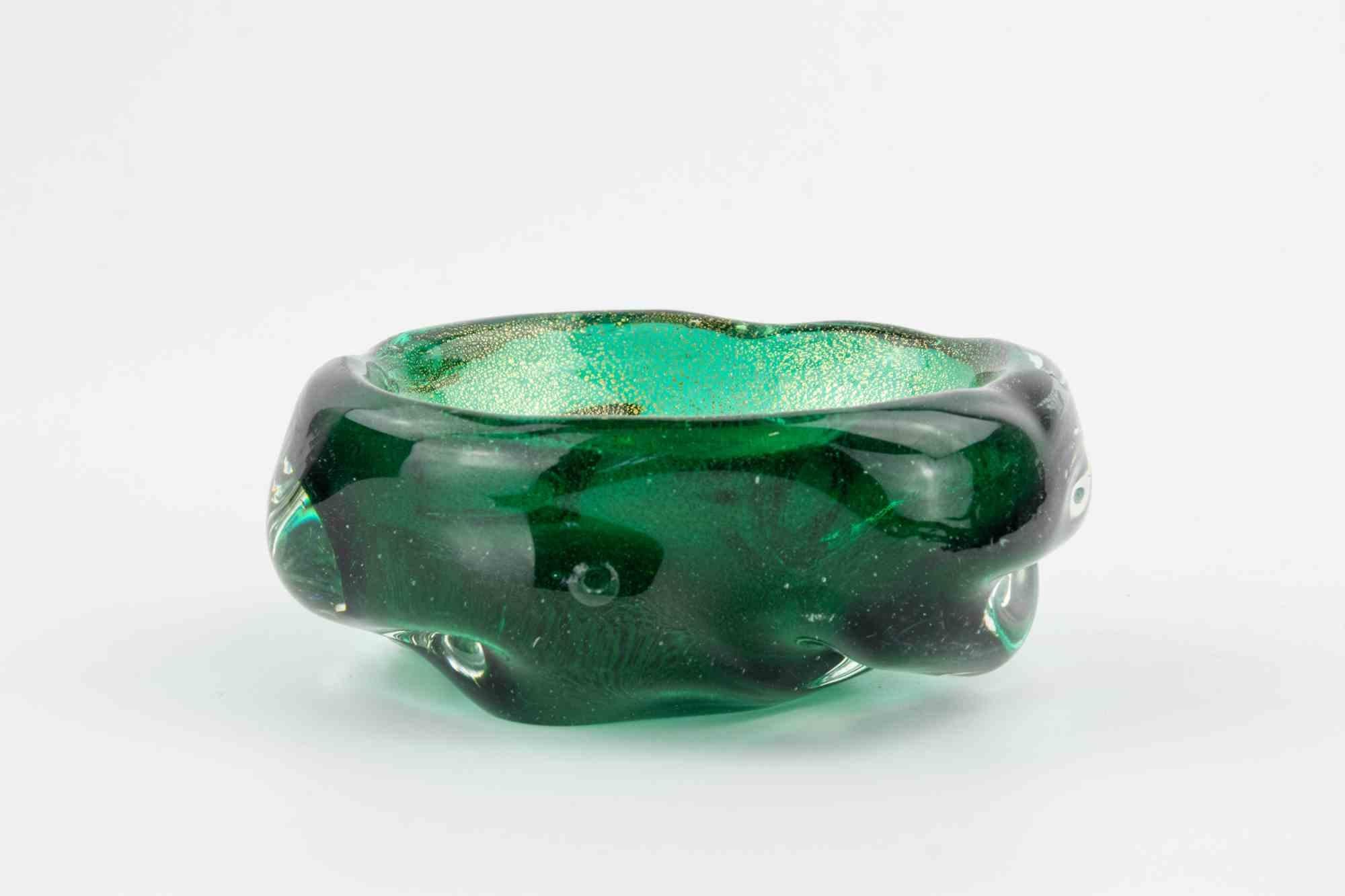 Italiano Murano Glass Bowl by Archimede Seguso, 1950s in vendita