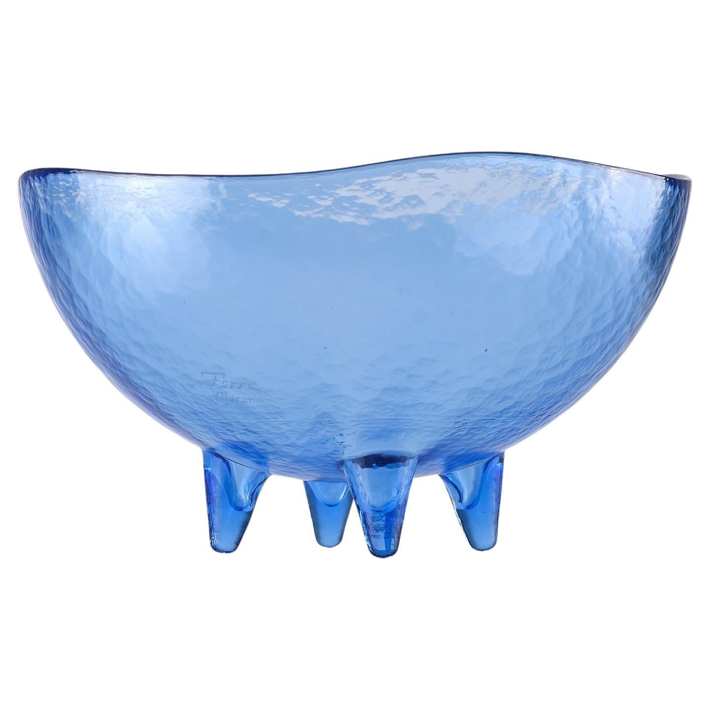 Murano Glass Bowl by Guido Ferro, Italy For Sale