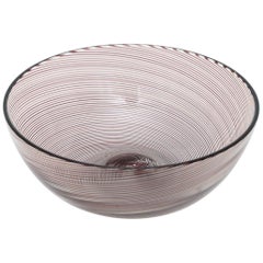 Murano Glass Bowl by Venini